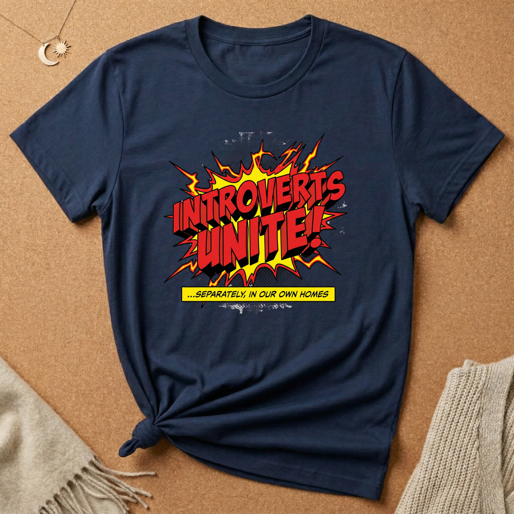 Introvert's Unite! Comic Tee