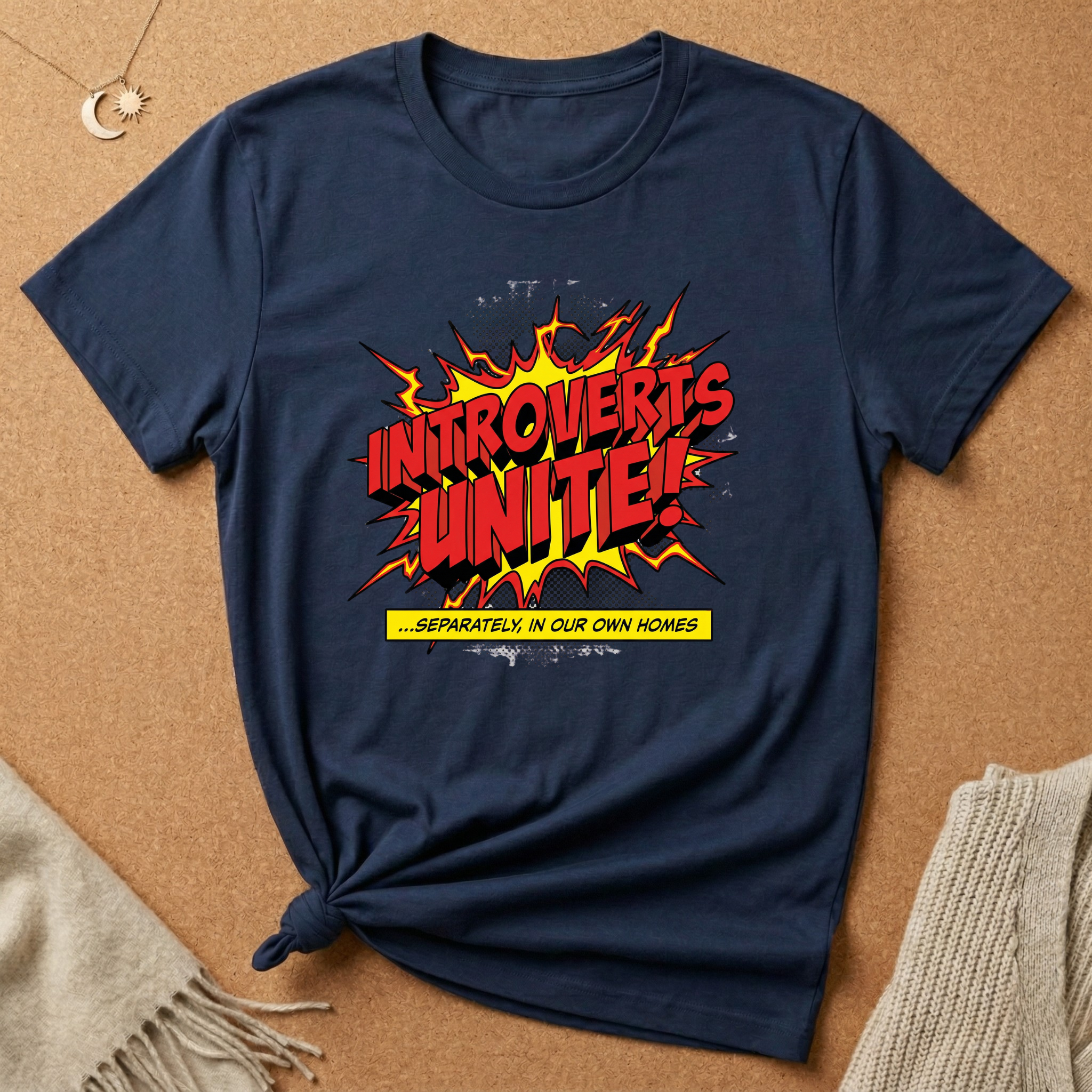 Introvert's Unite! Comic Tee
