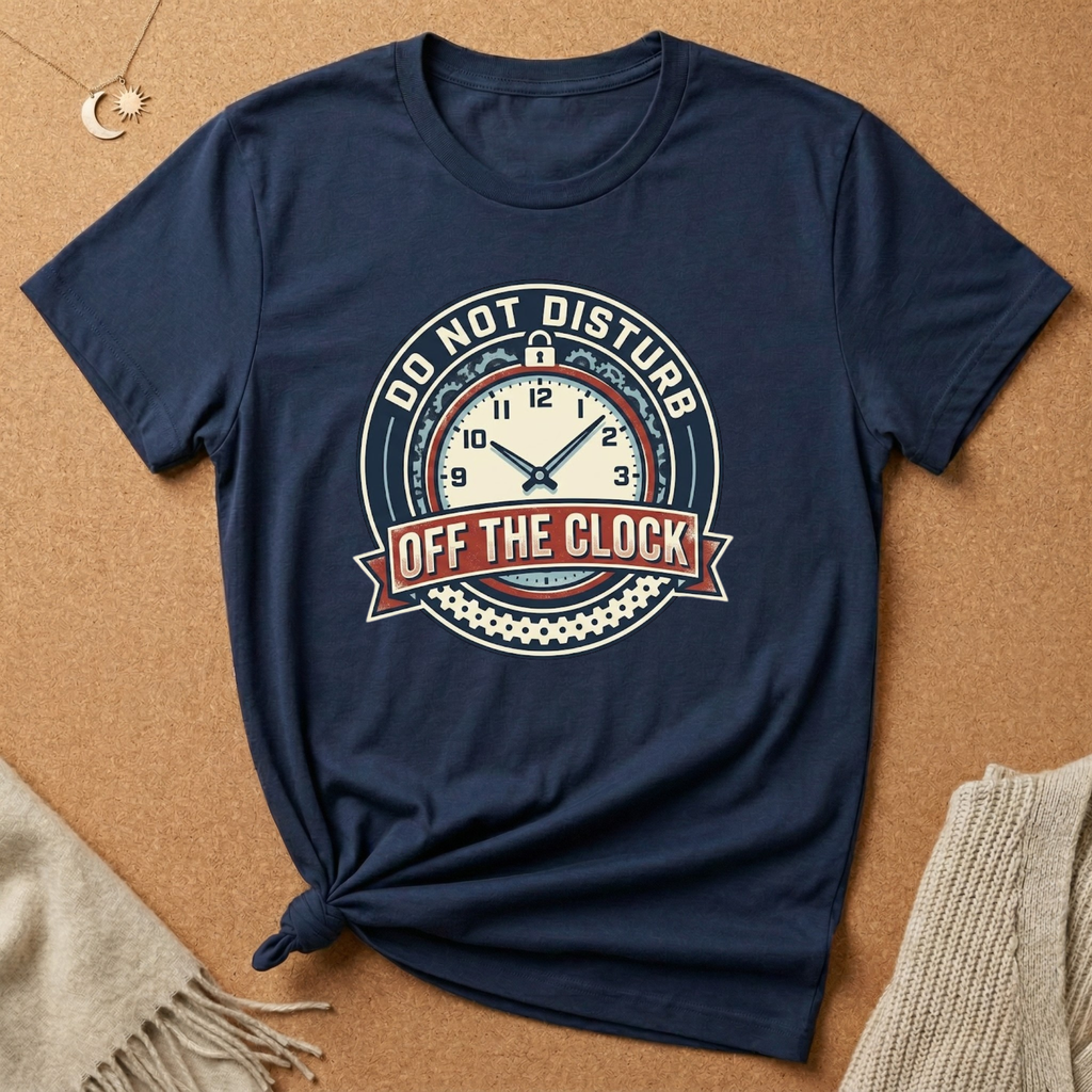 Do Not Distrub Clock Tee
