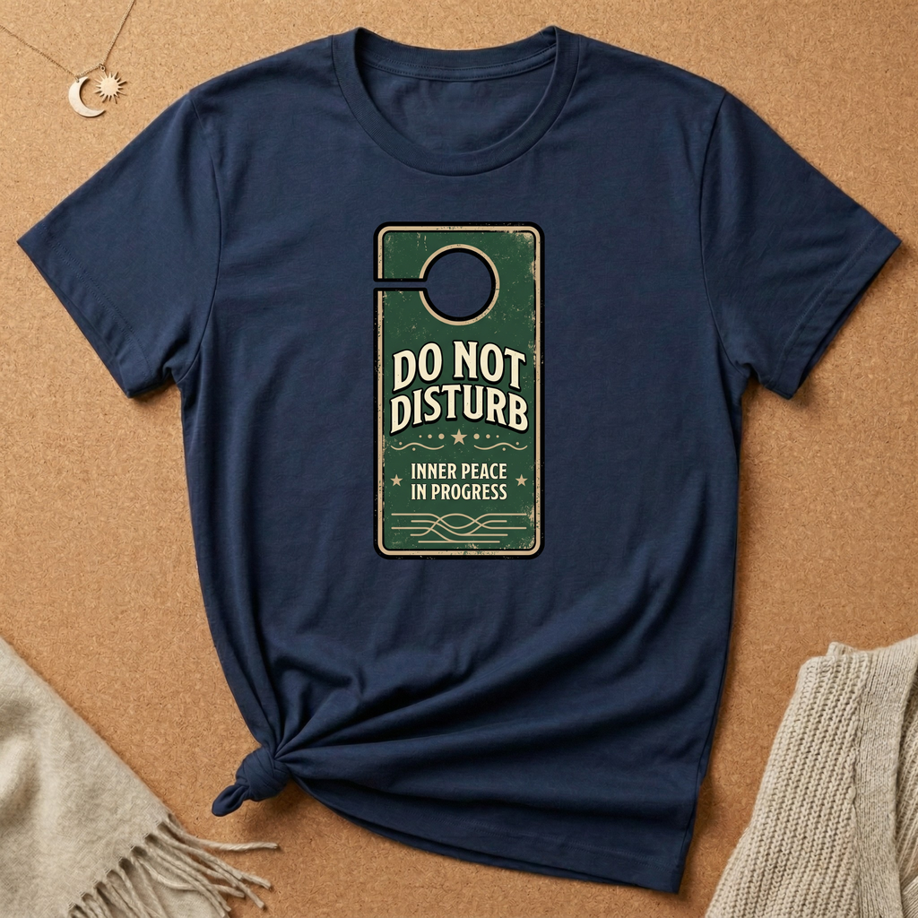 Do Not Disturb Inner Peace in Progress Tee