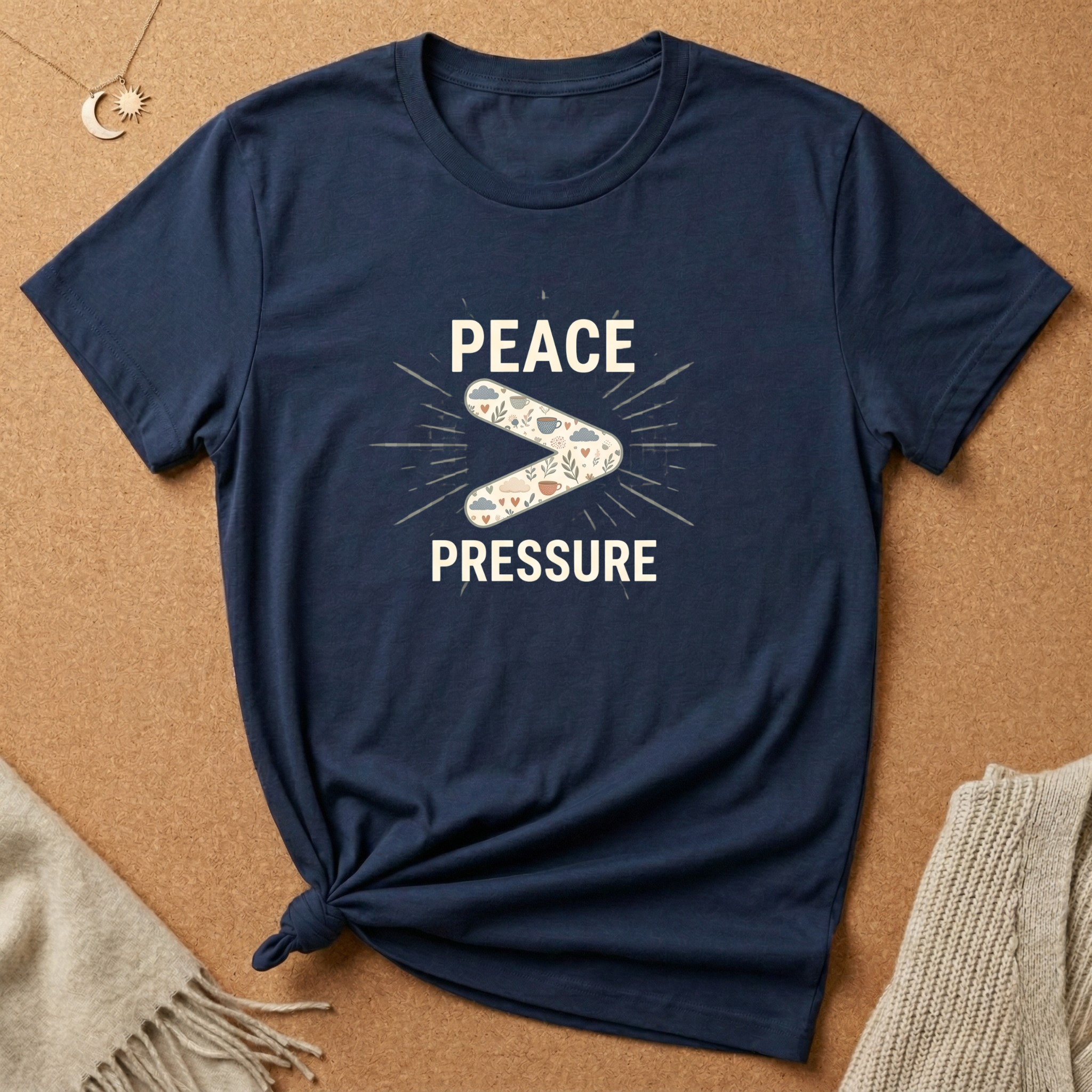 Peace > Pressure Pattern Tee