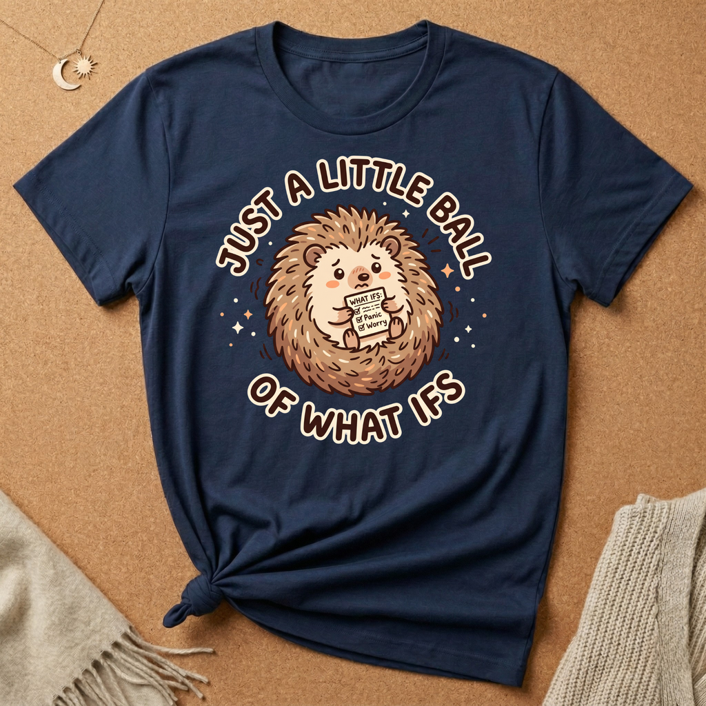 Just a Little Ball of What Ifs Hedgehog Tee