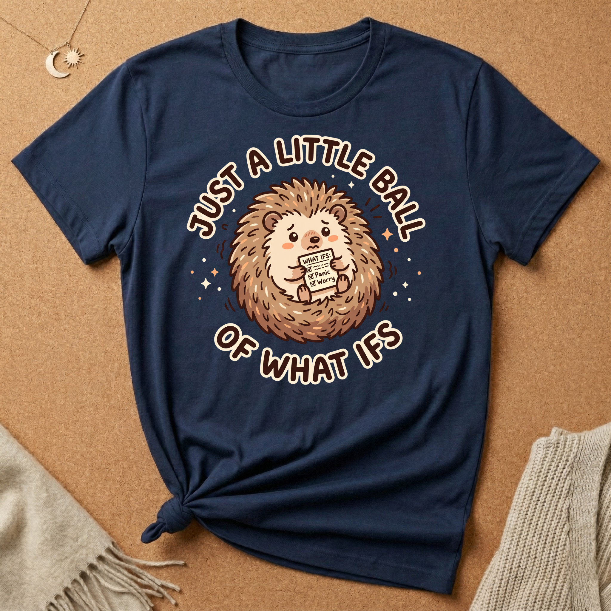 Just a Little Ball of What Ifs Hedgehog Tee