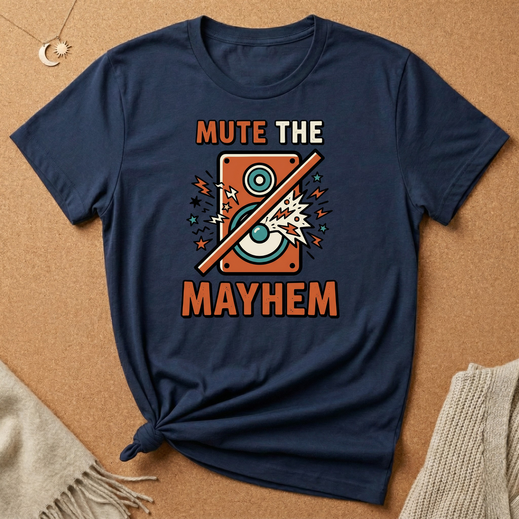 Mute the Mayhem Speaker Tee