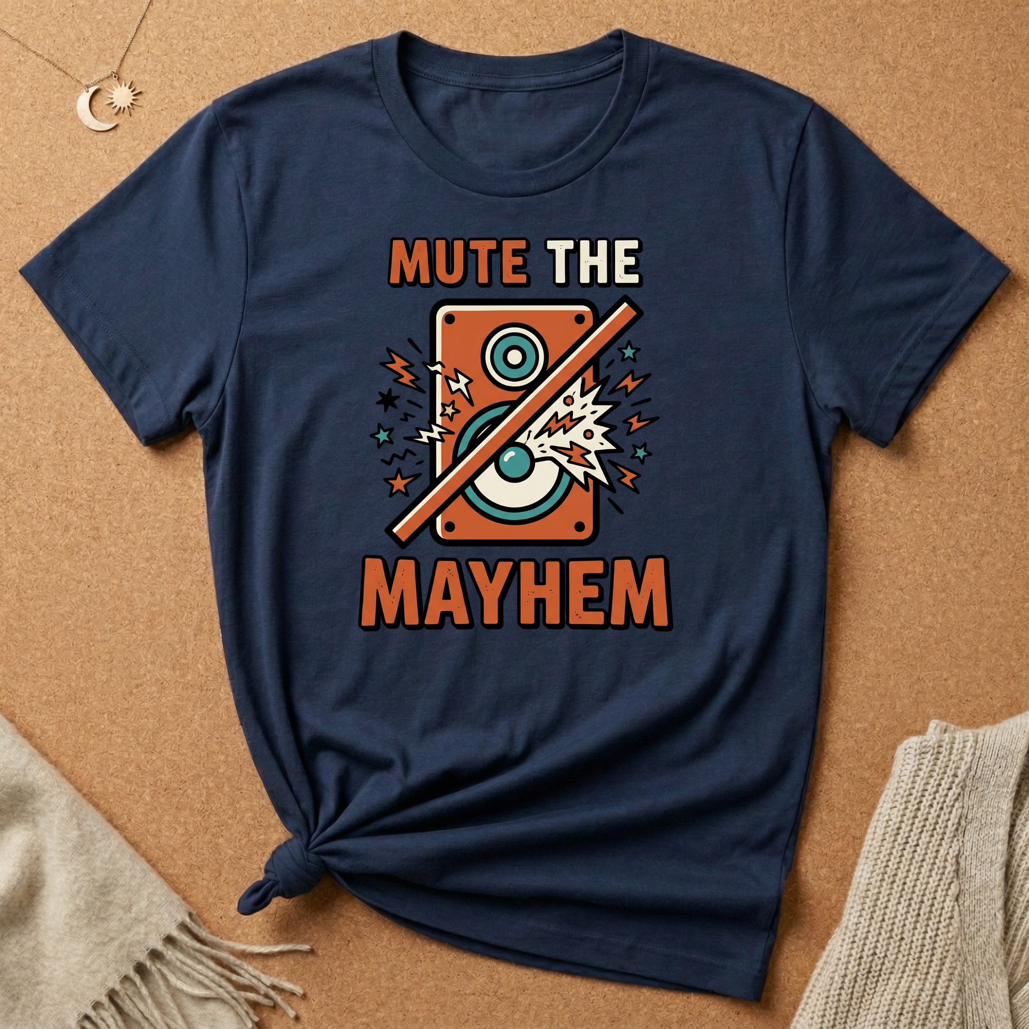 Mute the Mayhem Speaker Tee