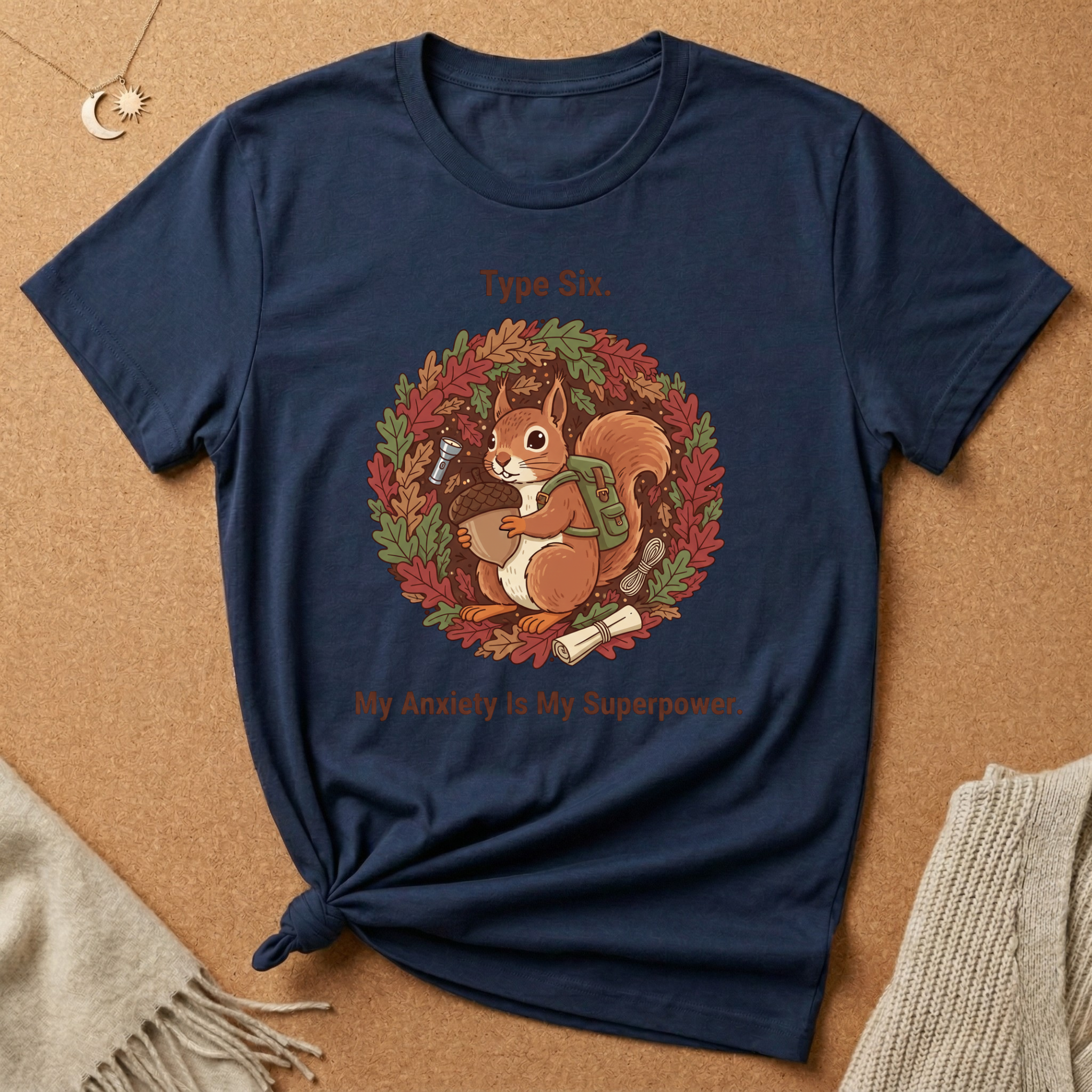 Type Six. My Anxiety Is My Superpower Tee