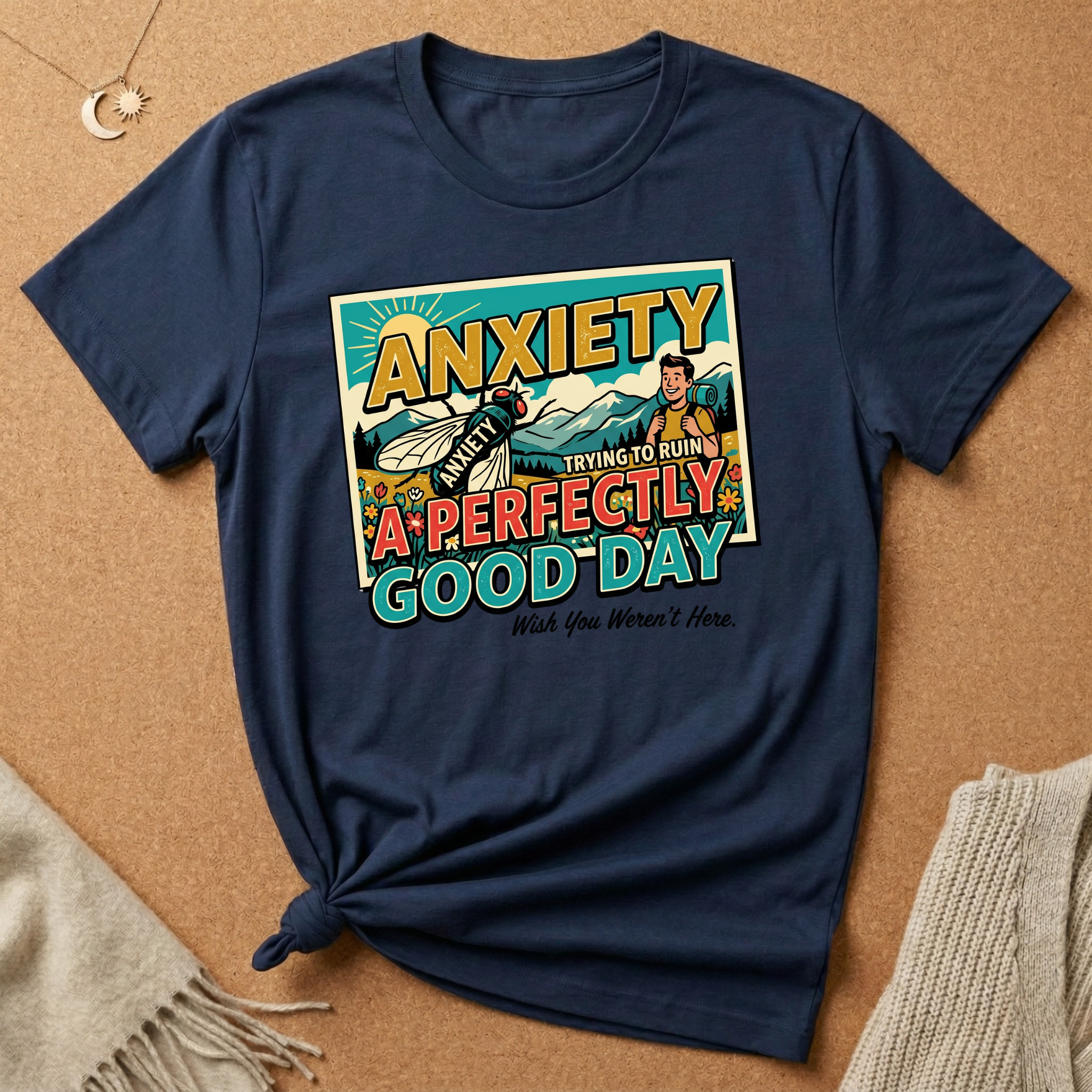 Anxiety Wish You Weren't Here Tee