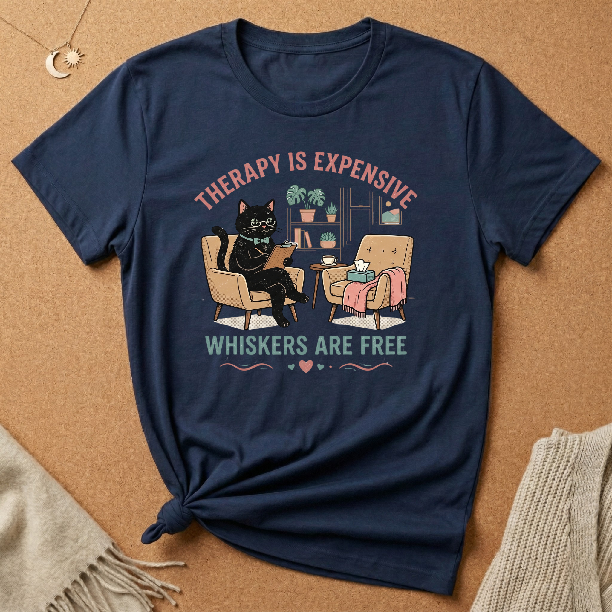 Whiskers Are Free Tee