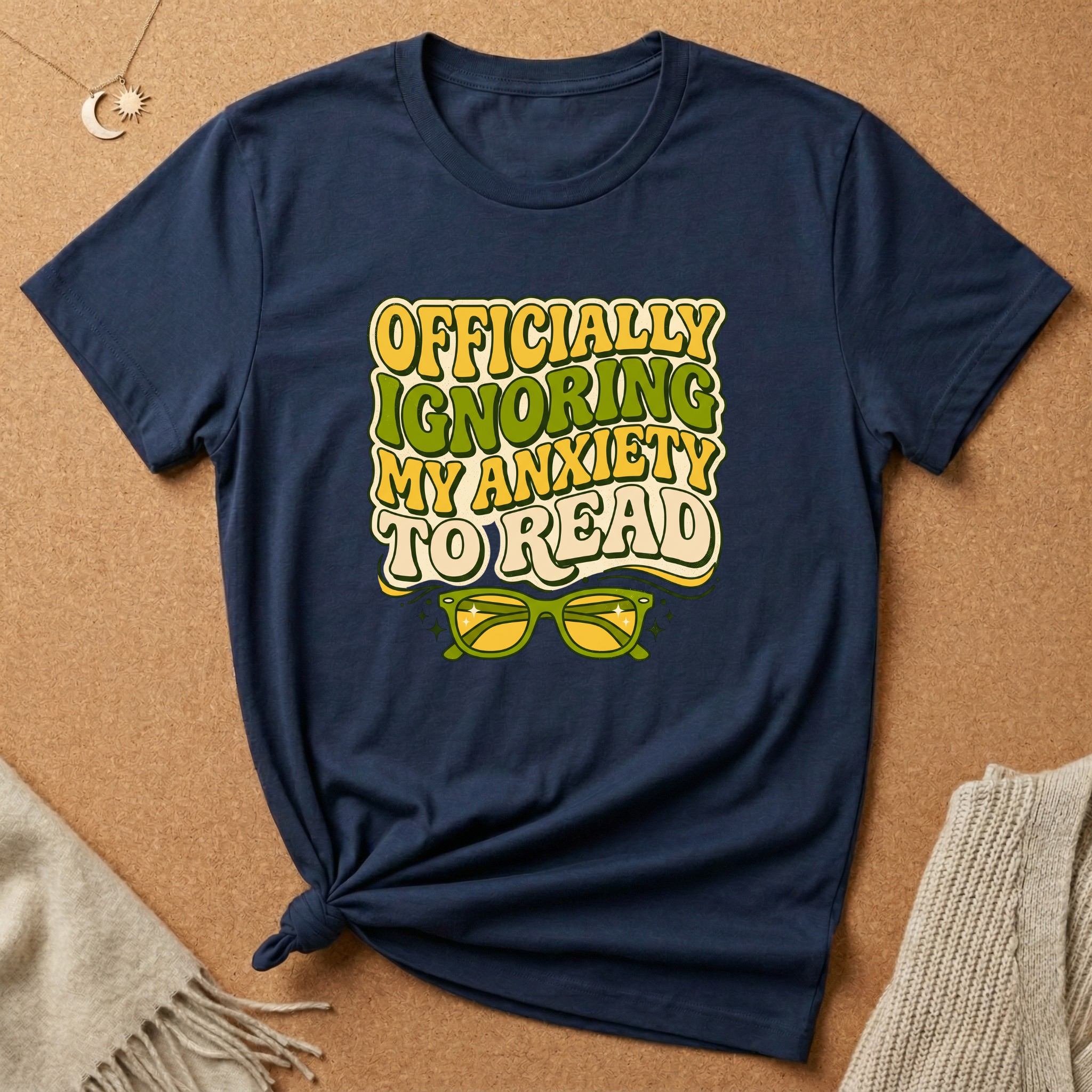 Ignoring Anxiety To Read Tee
