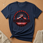Licensed Professional Worrier's Union Local 24/7 Badge Tee