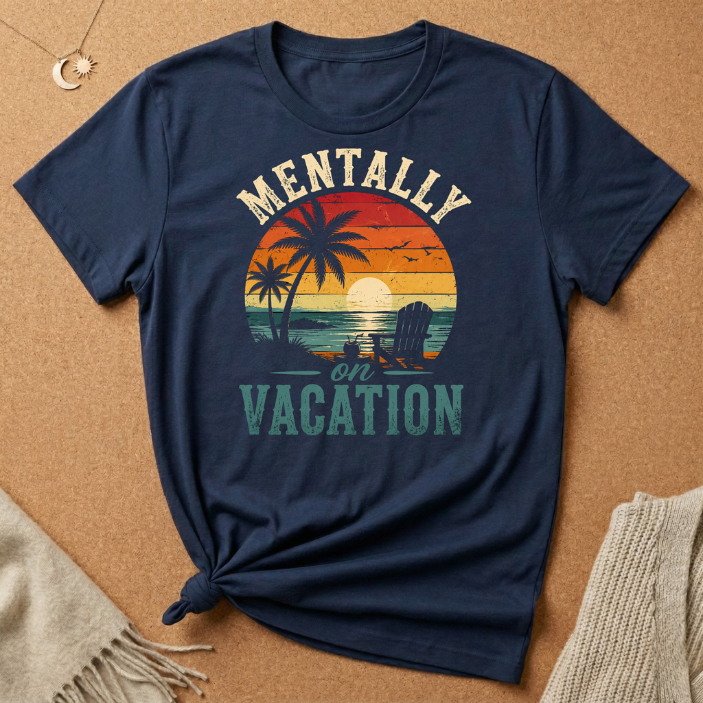 Mentally On Vacation Tee