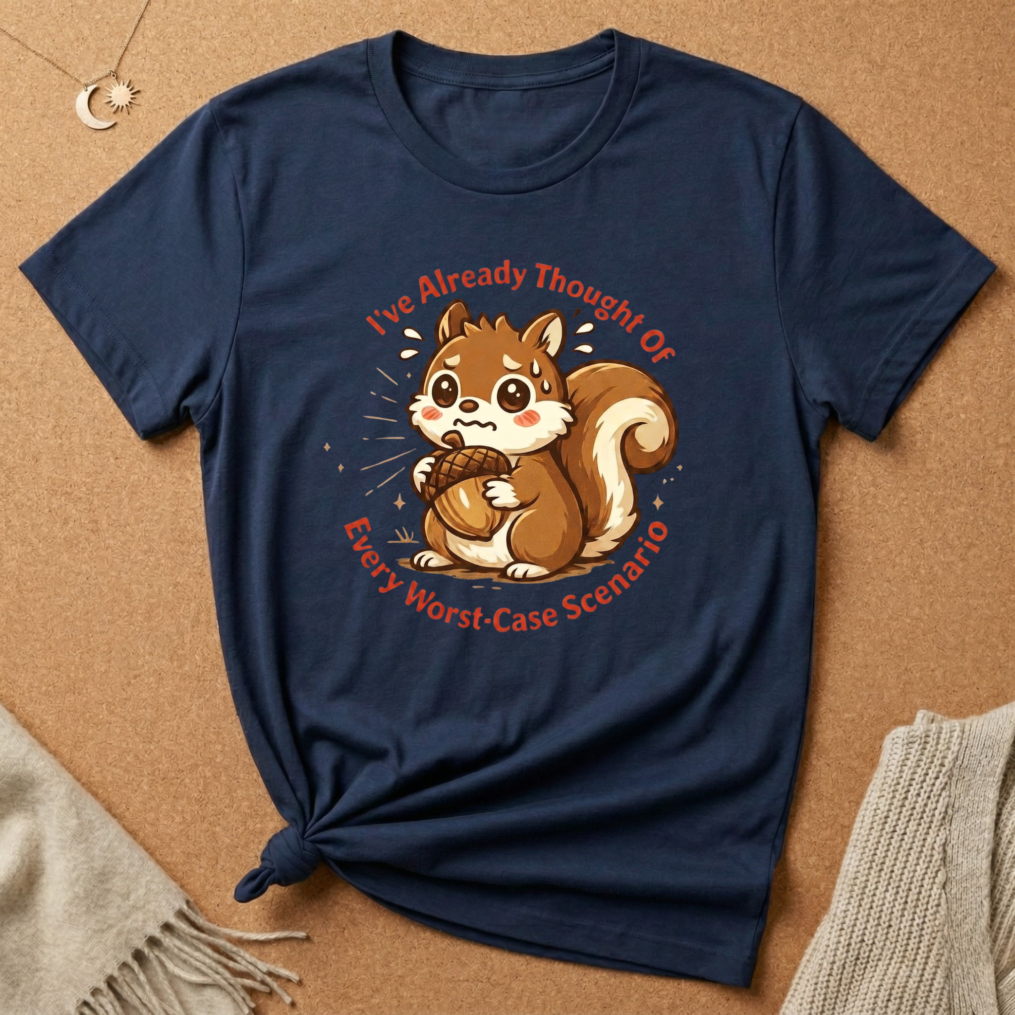 Anxious Squirrel Tee
