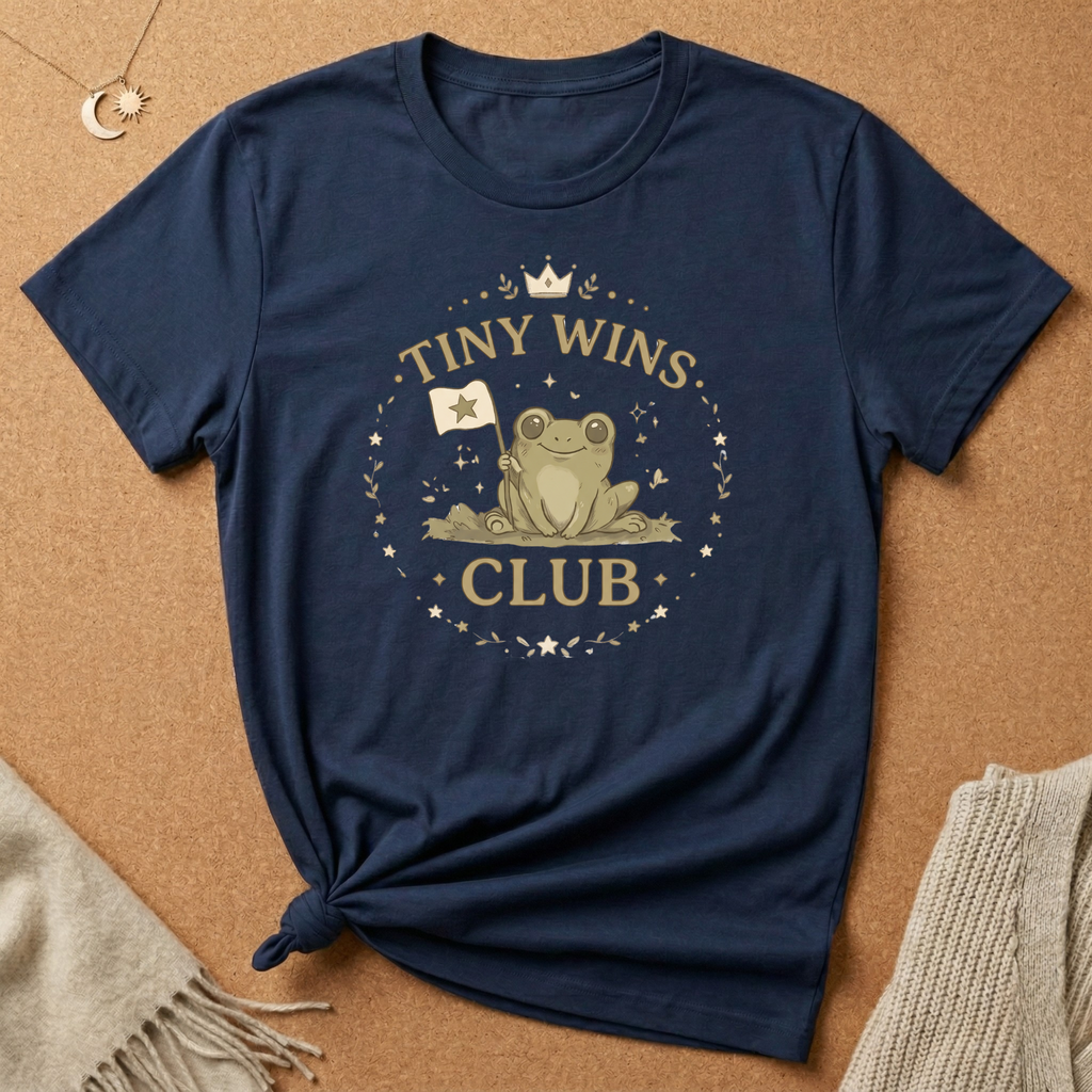 Tiny Wins Cute Frog Tee