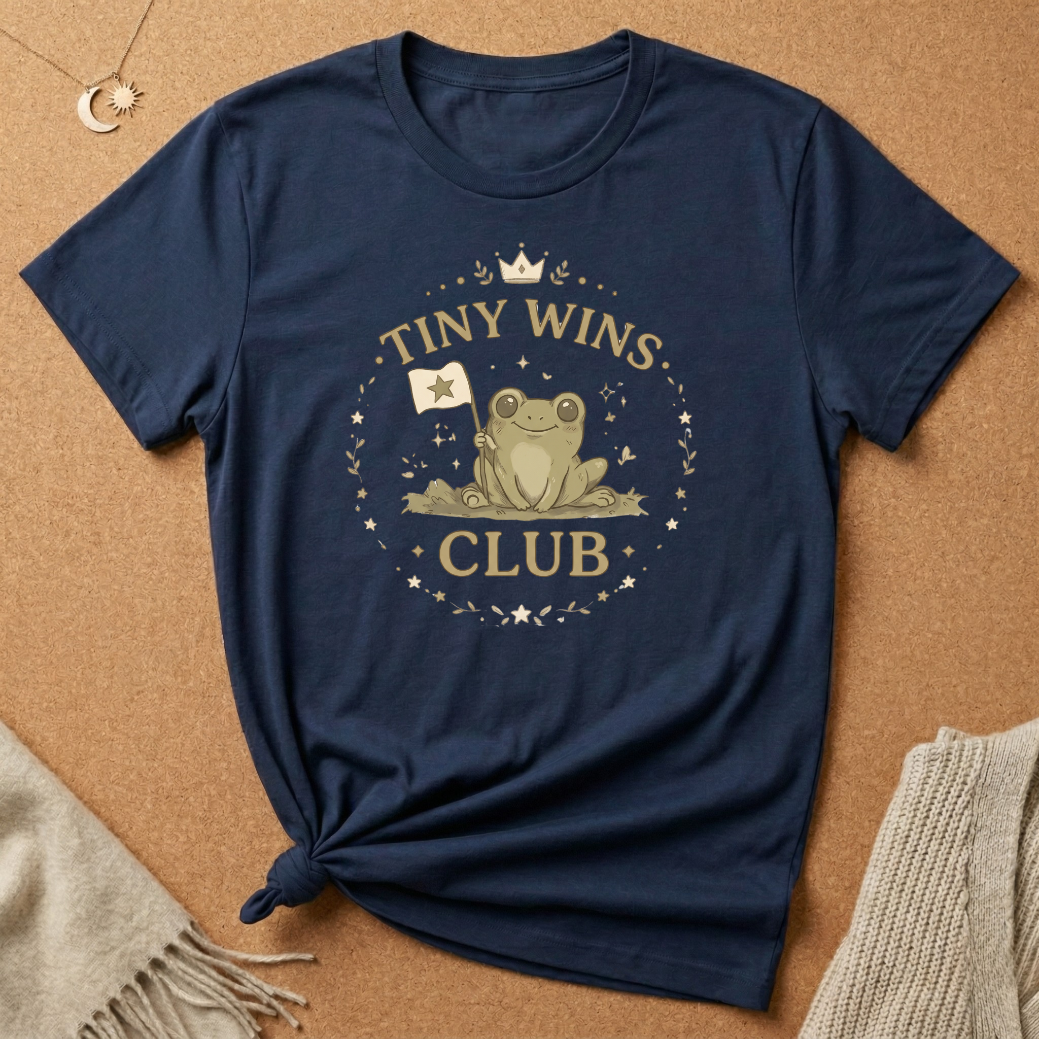 Tiny Wins Cute Frog Tee