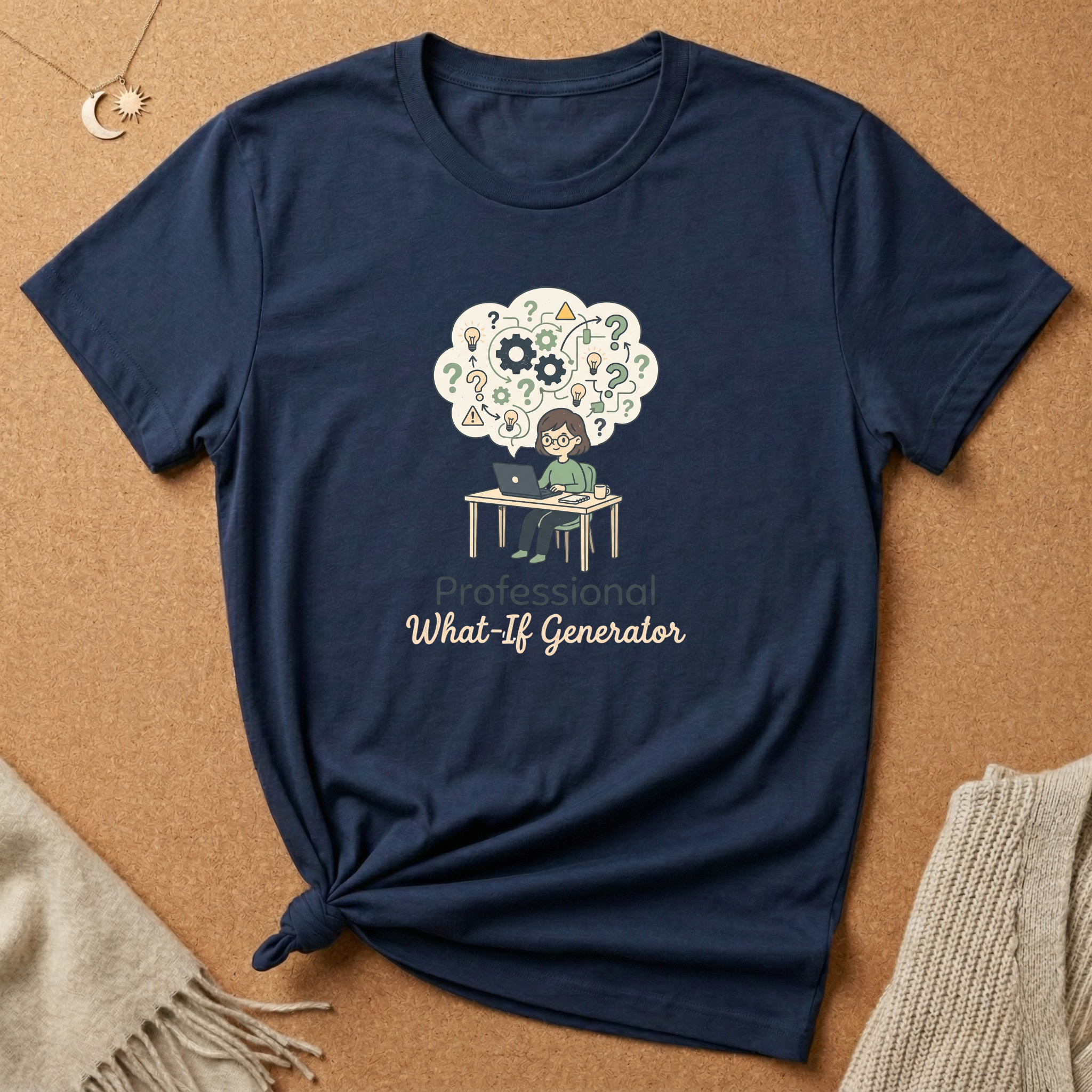 Professional What If Generator Thoughts Tee