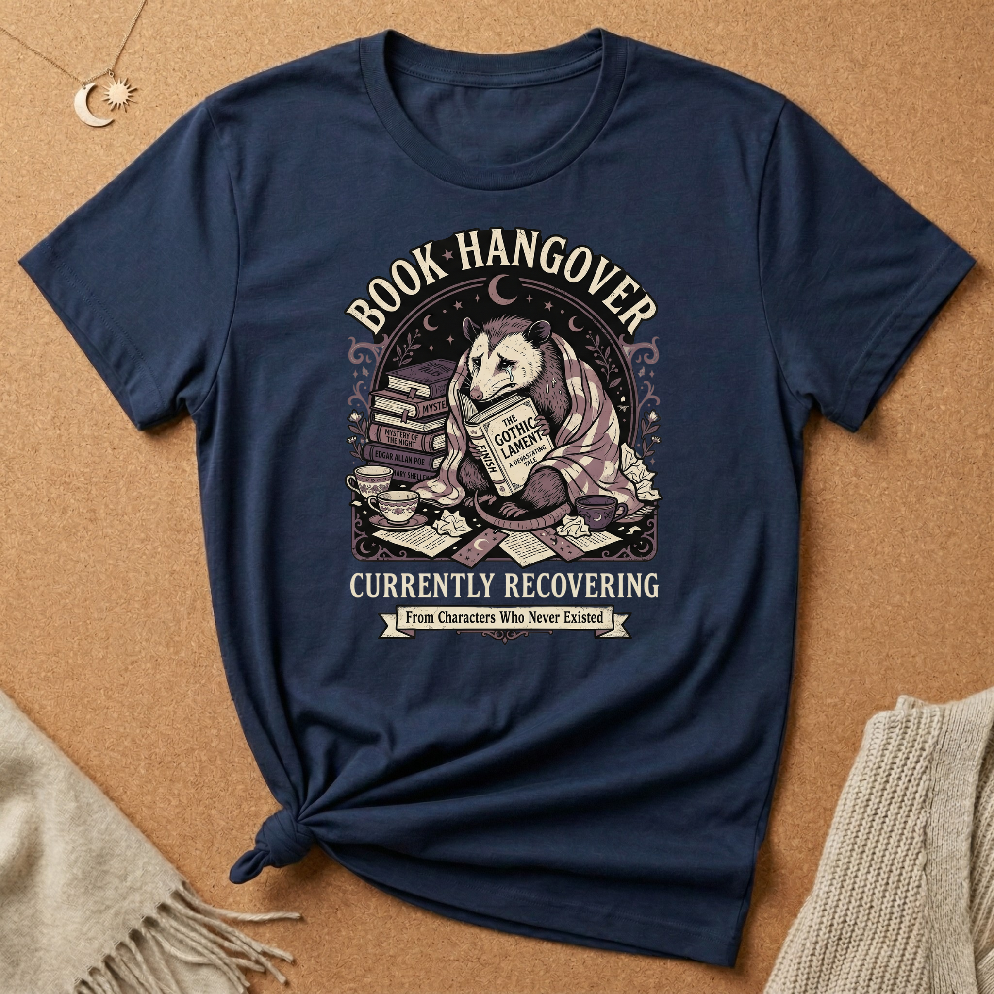 Book Hangover Opossum Tee
