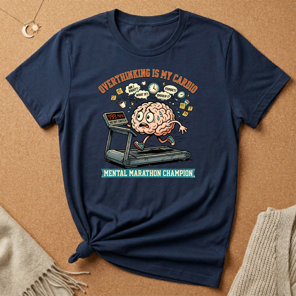 Mental Marathon Champion on Treadmill Tee