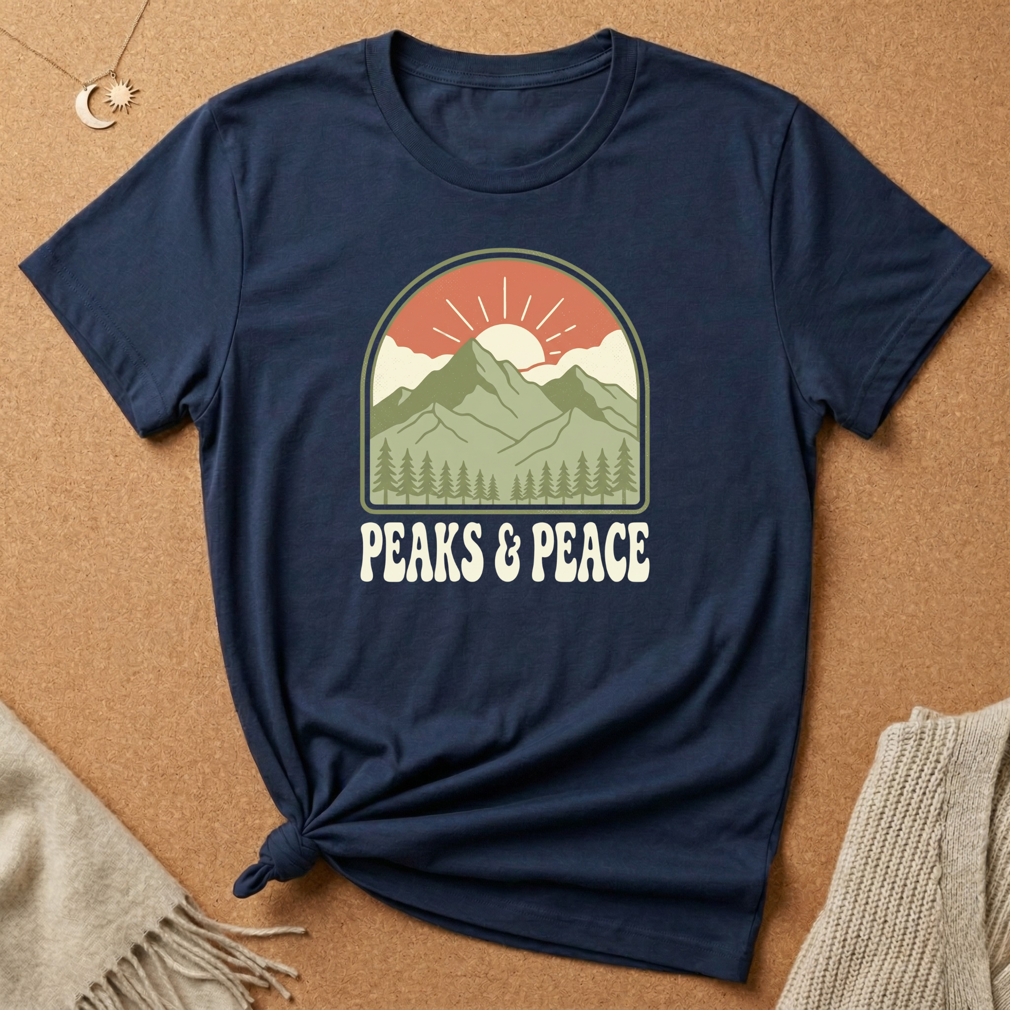 Peaks and Peace Tee