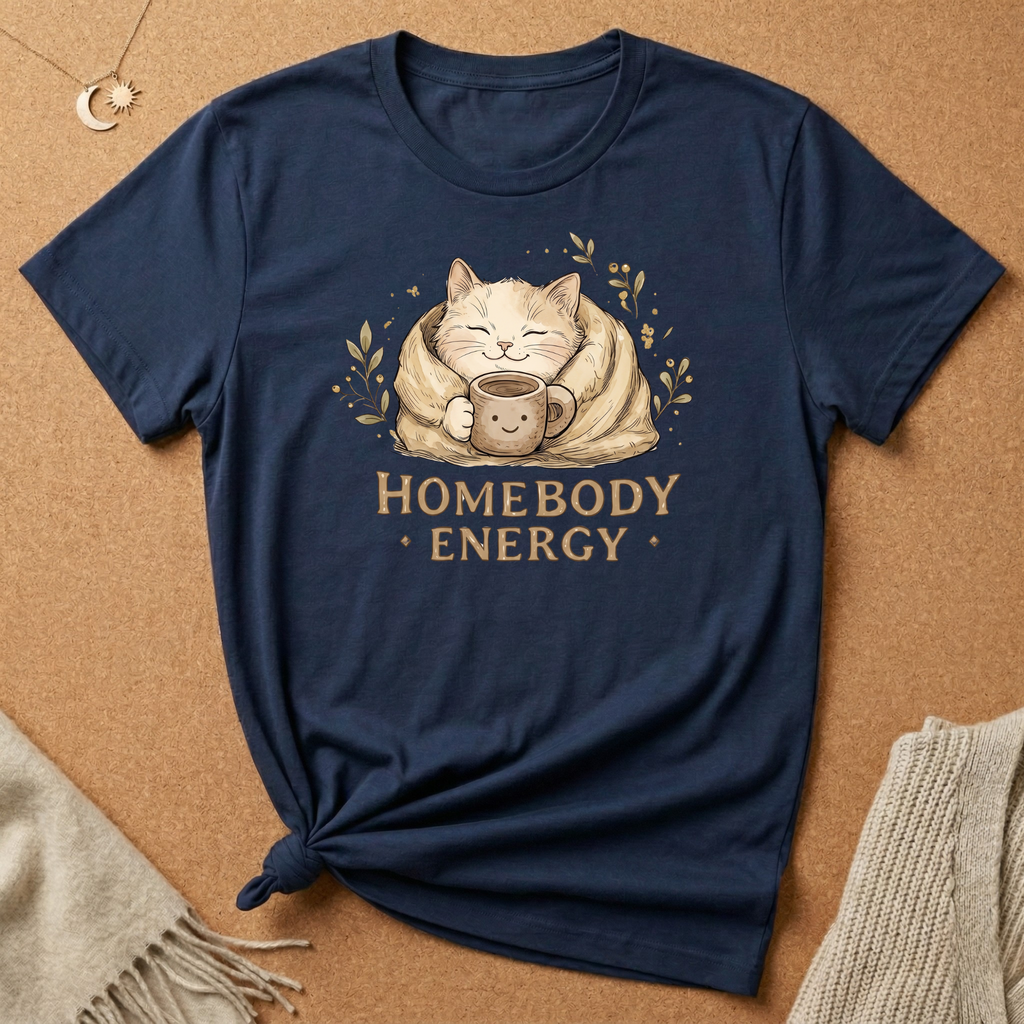 Homebody Energy Cat Tee