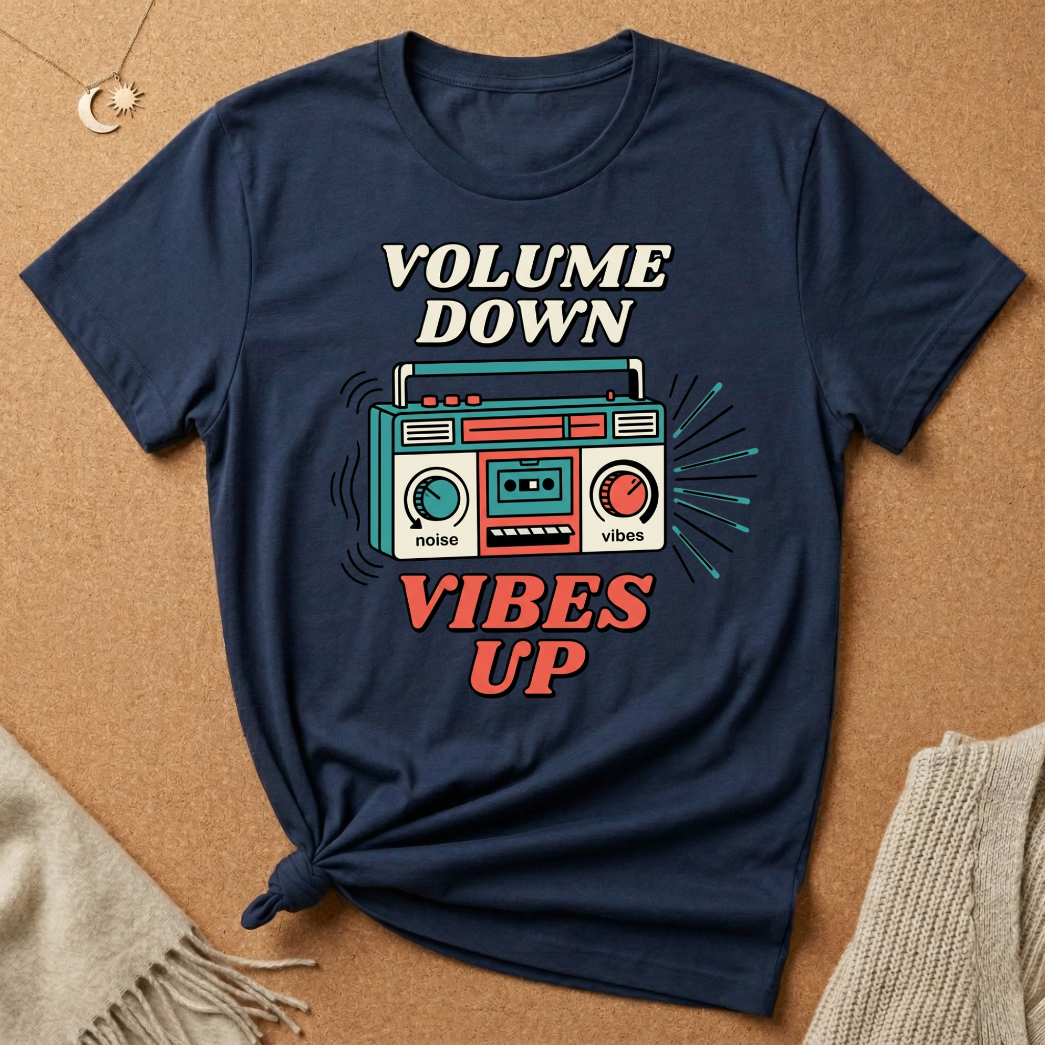 Volume Down, Vibes Up Tee