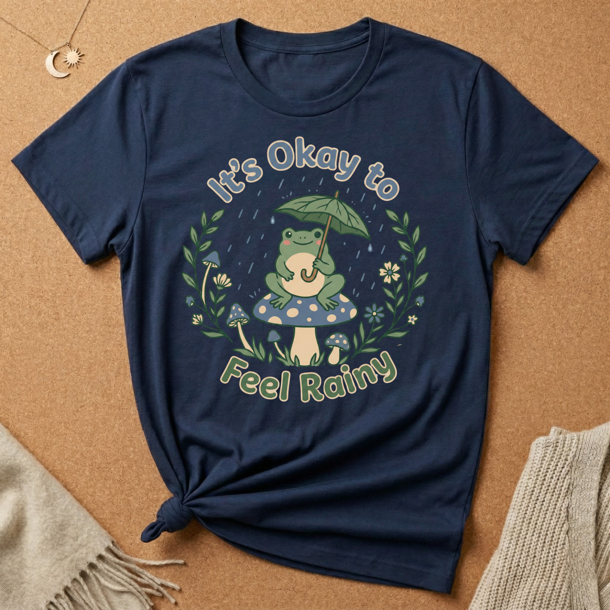 It's Okay to Feel Rainy Frog Tee