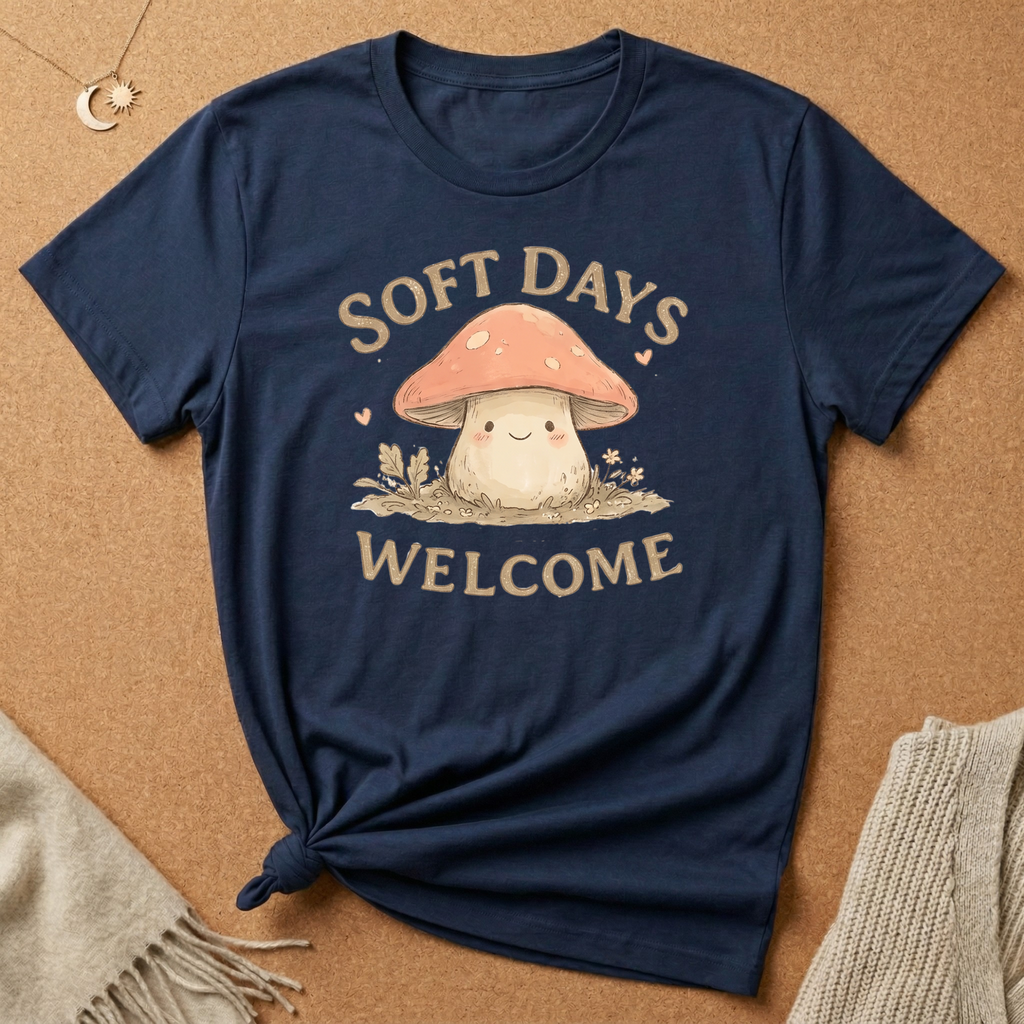 Soft Days Mushroom Tee