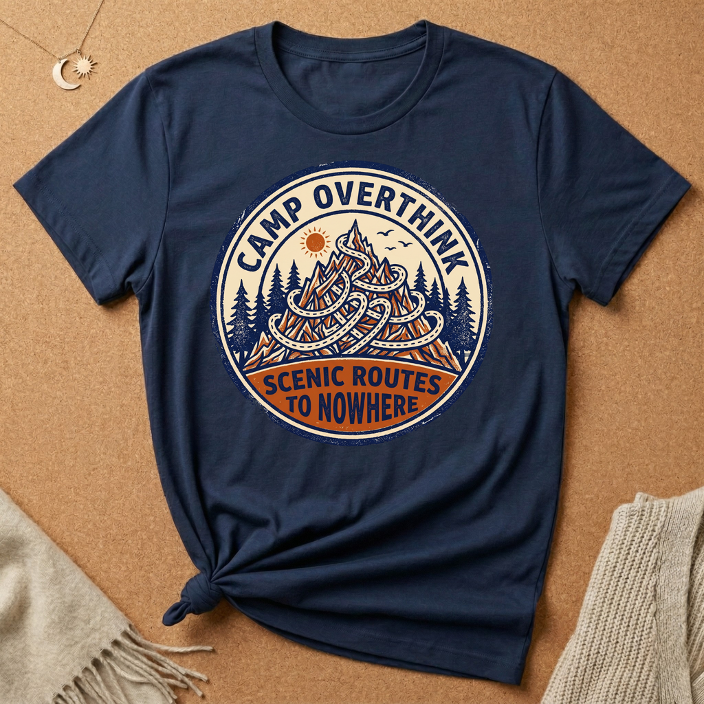Camp Overthink Scenic Routes to Nowhere Tee