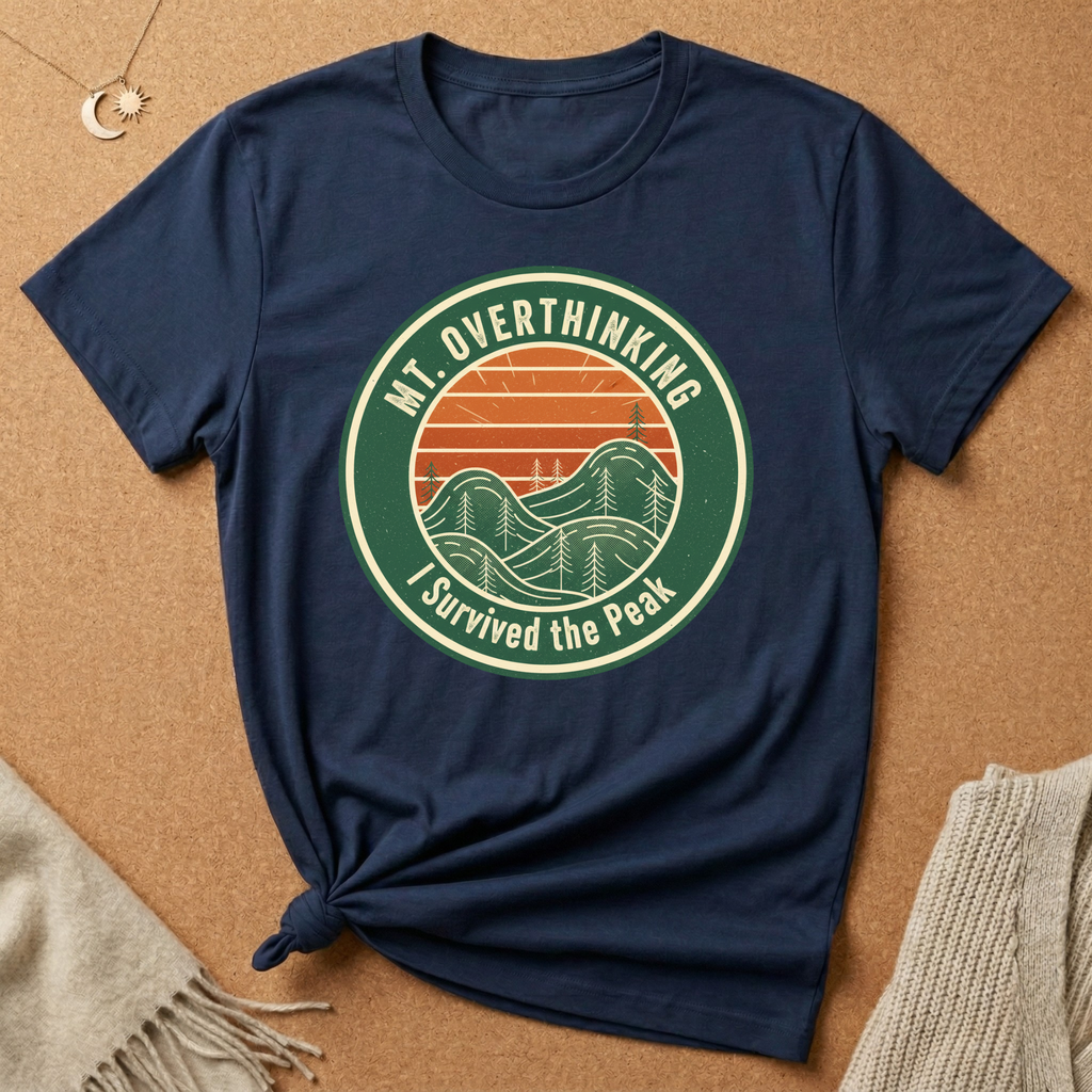 Mt. Overthinking: I Survived the Peak Tee
