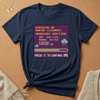 Dungeon of Dread Cleared: Morning Routine Game Tee