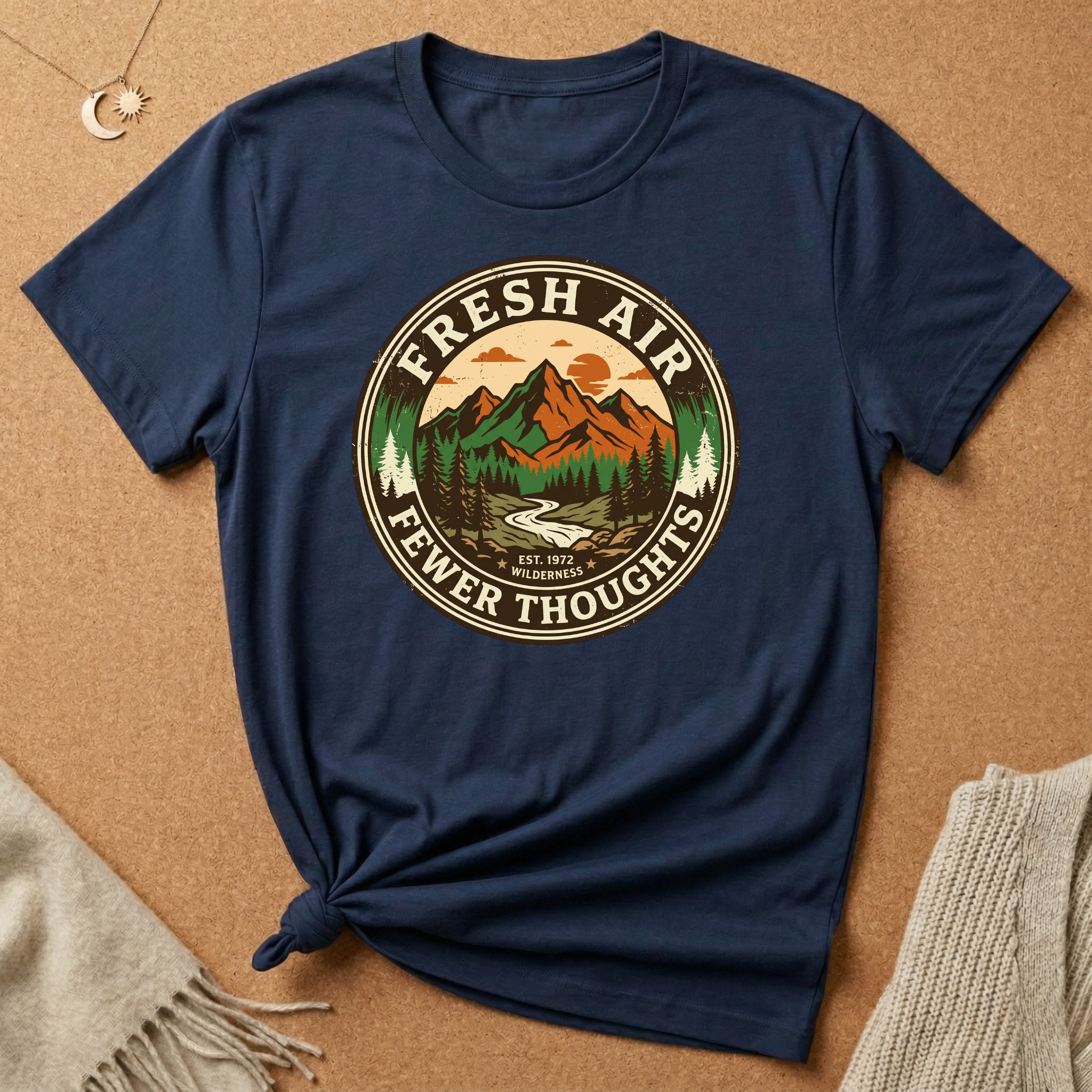Fresh Air, Fewer Thoughts Tee
