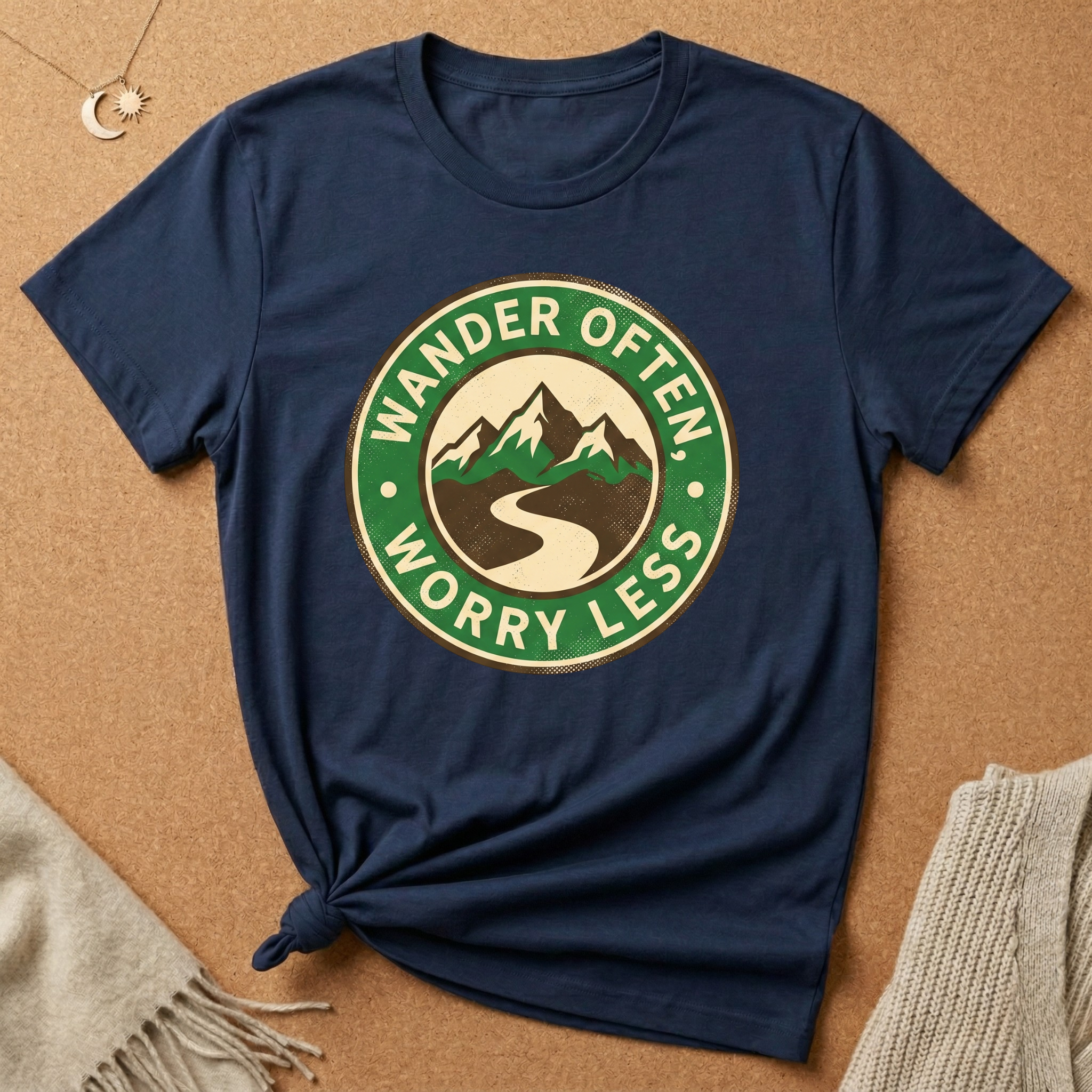 Wander Often, Worry Less Tee