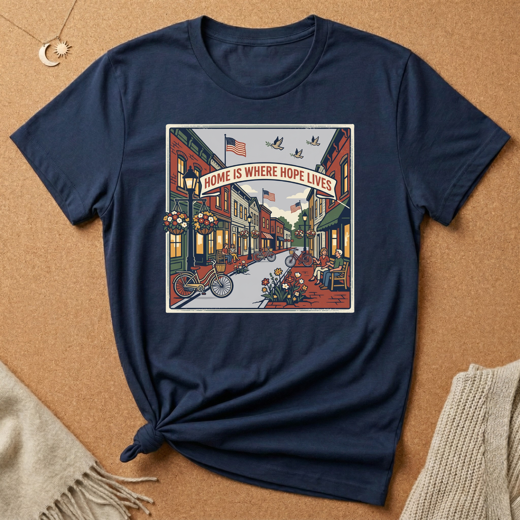 Home Is Where Hope Lives USA Tee