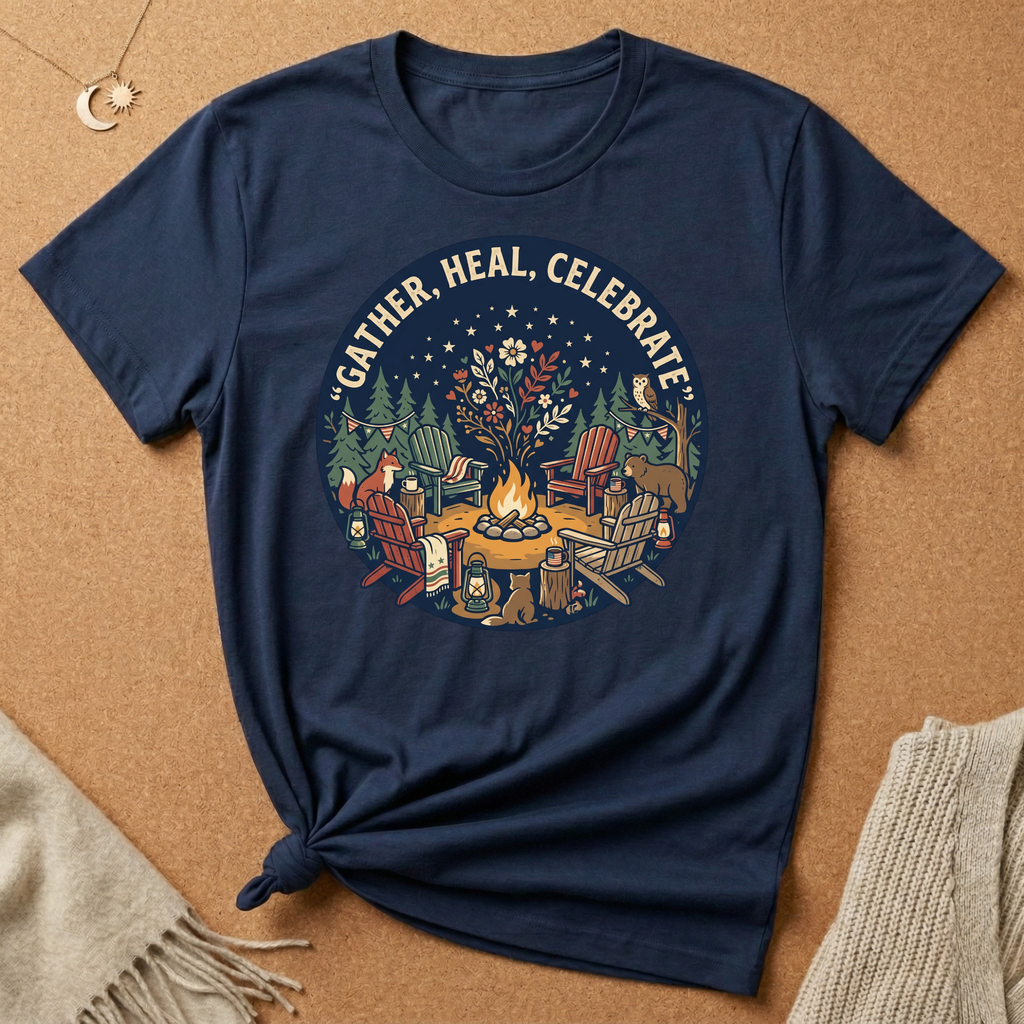 Gather, Heal, Celebrate Tee