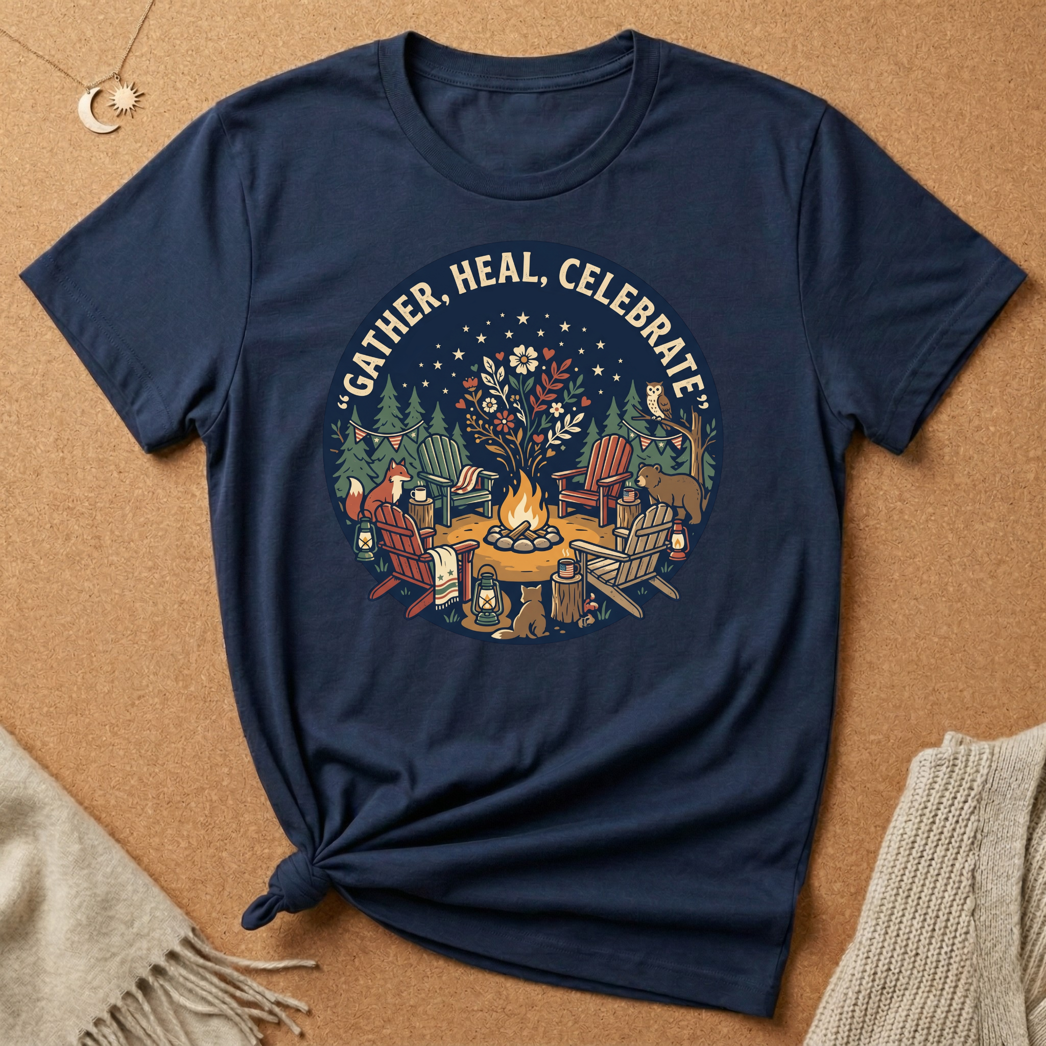 Gather, Heal, Celebrate Tee