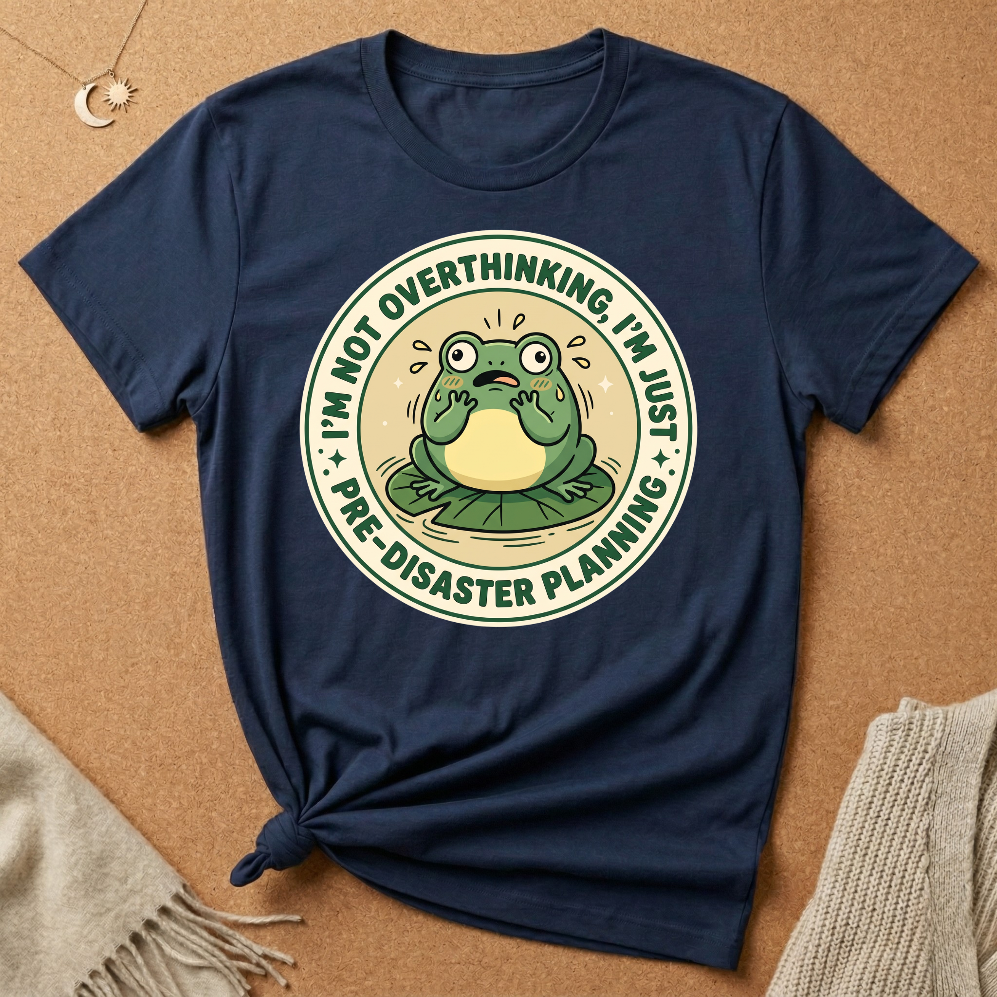 Not Overthinking Frog Tee