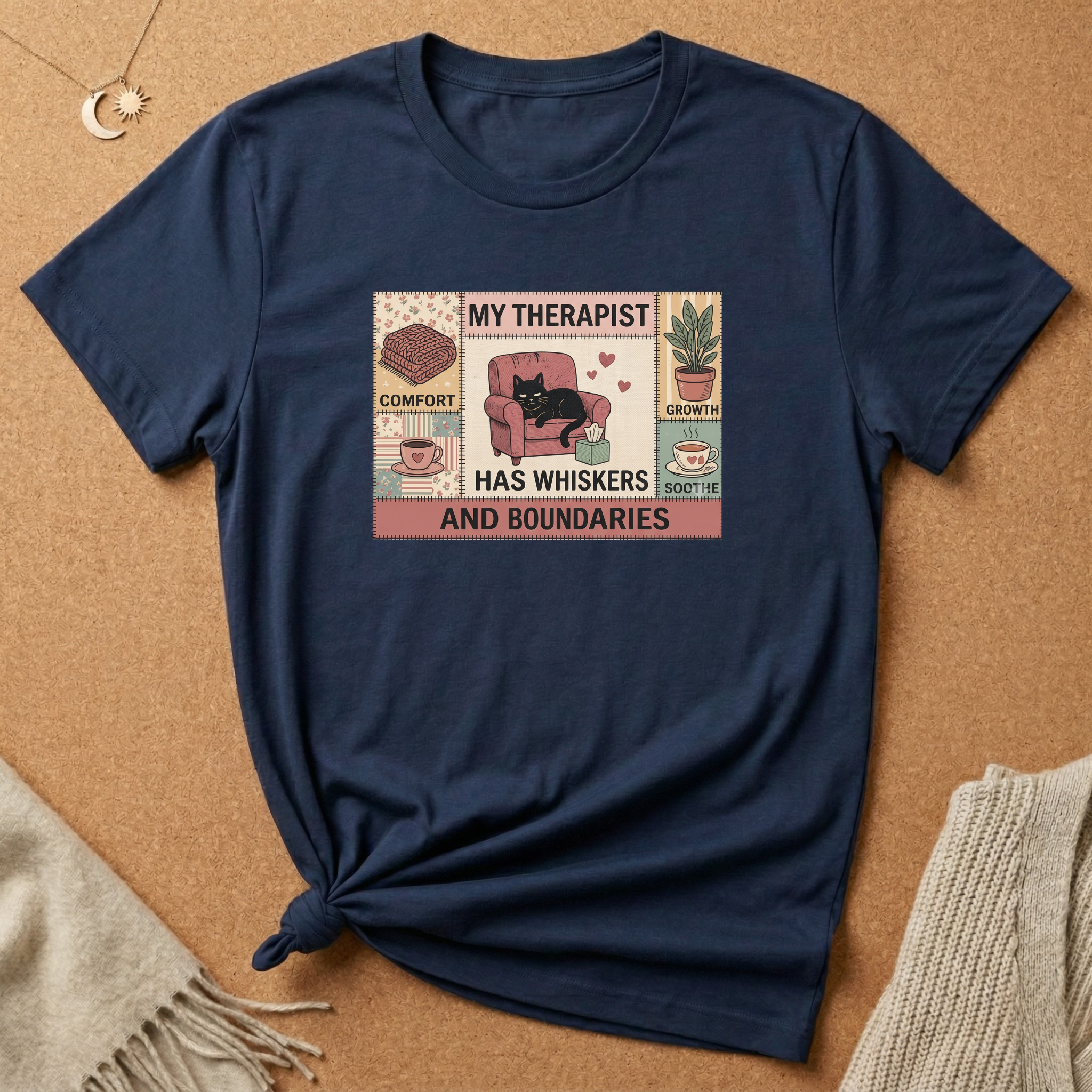 Cat Therapist Comfort Tee