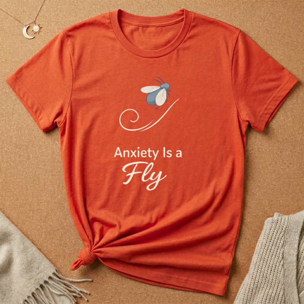 Anxiety Is A Fly Logo Tee