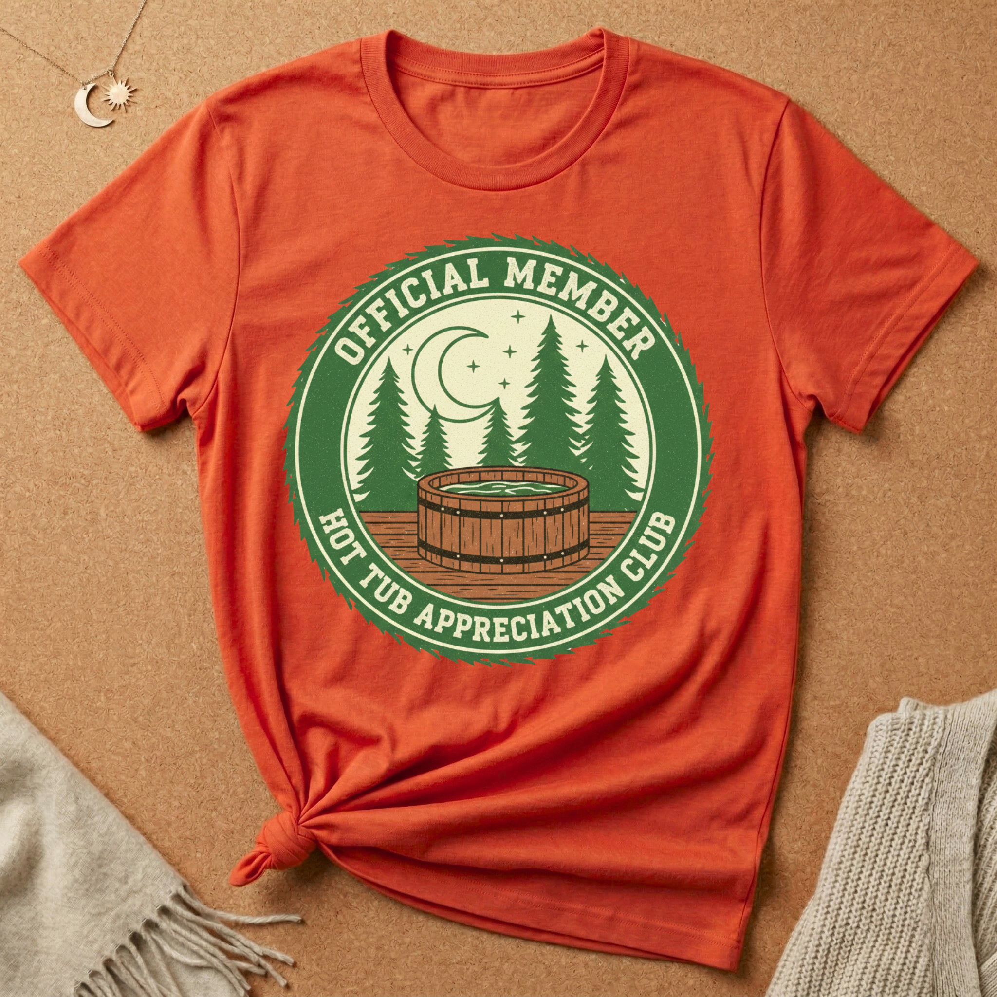 Official Member Hot Tub Appreciation Club Tee