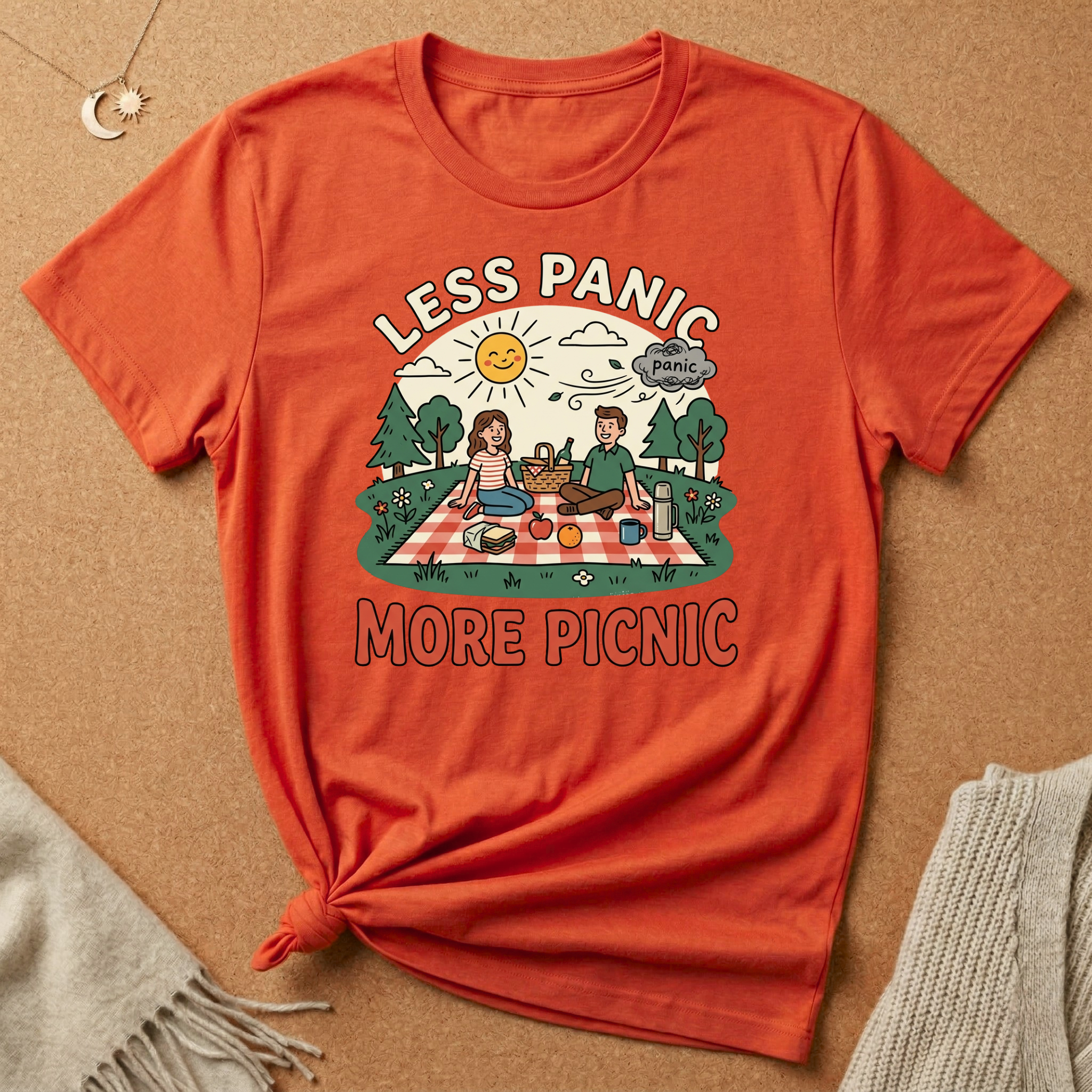 Less Panic, More Picnic Tee