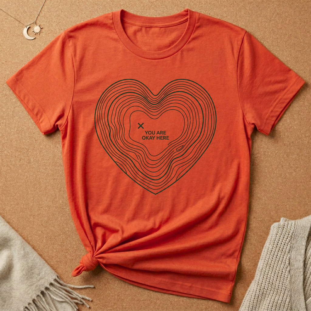 Heart Topography Tee