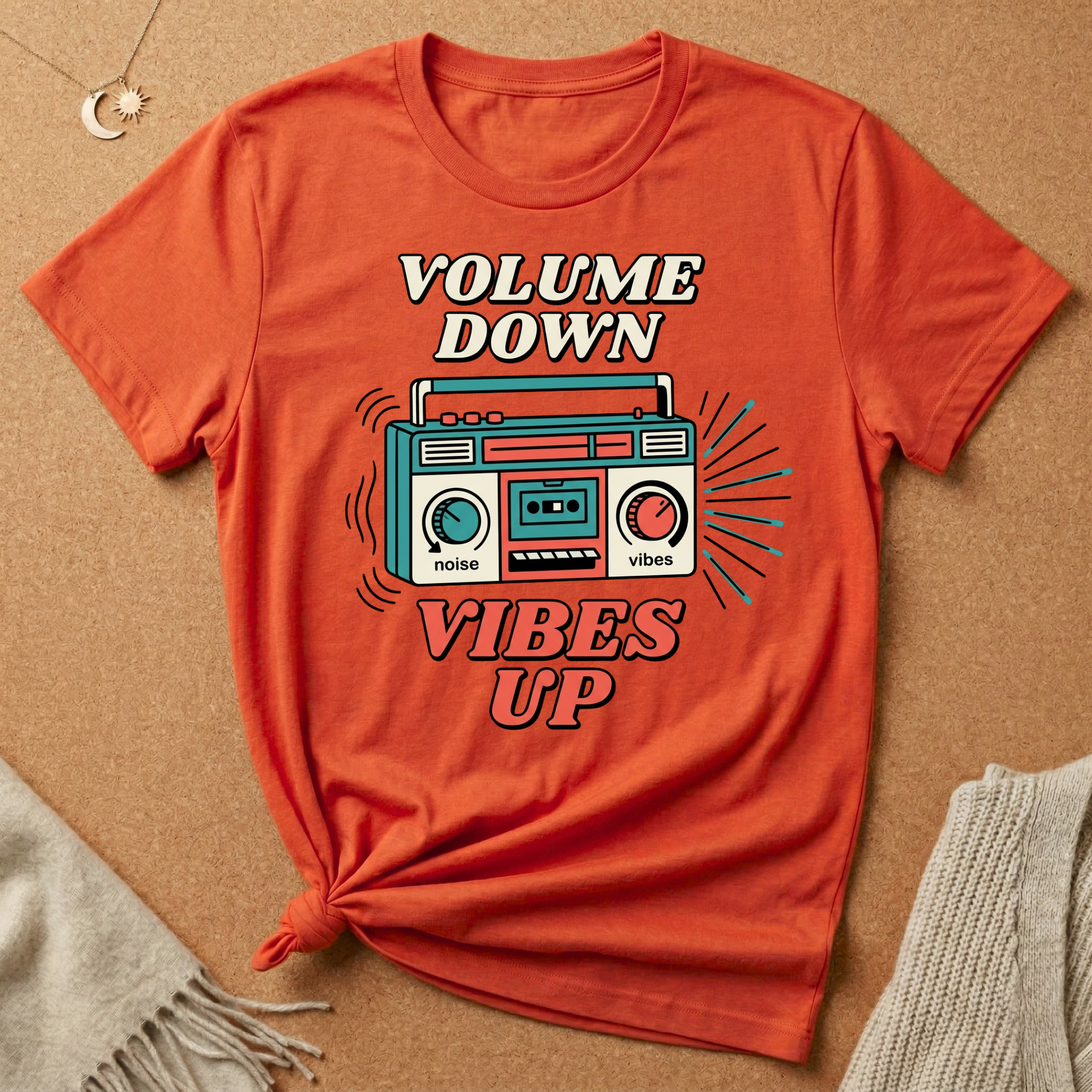 Volume Down, Vibes Up Tee