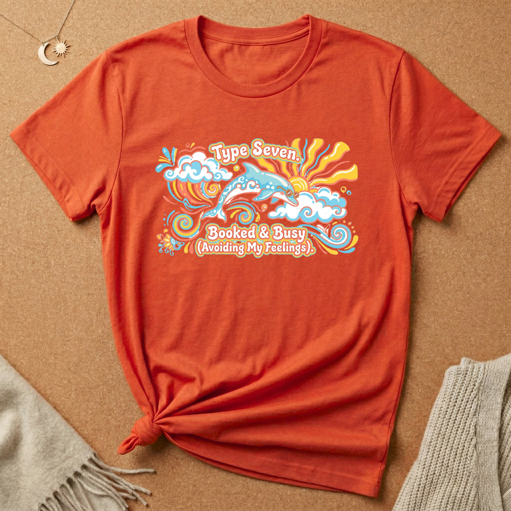 Type Seven. Booked and Busy Tee