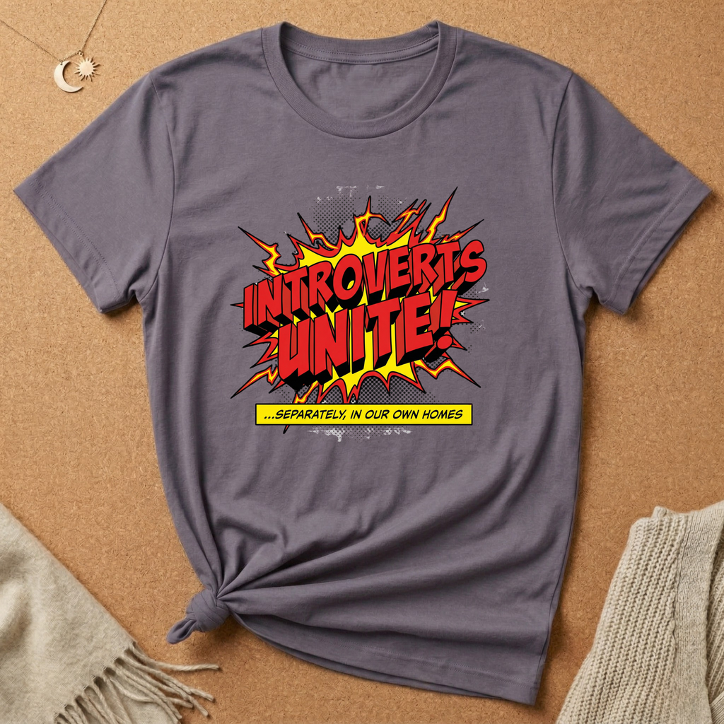 Introvert's Unite! Comic Tee