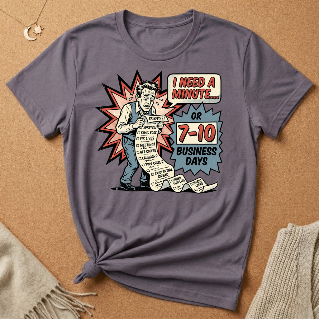 I Need a Minute Vintage Ad Tee
