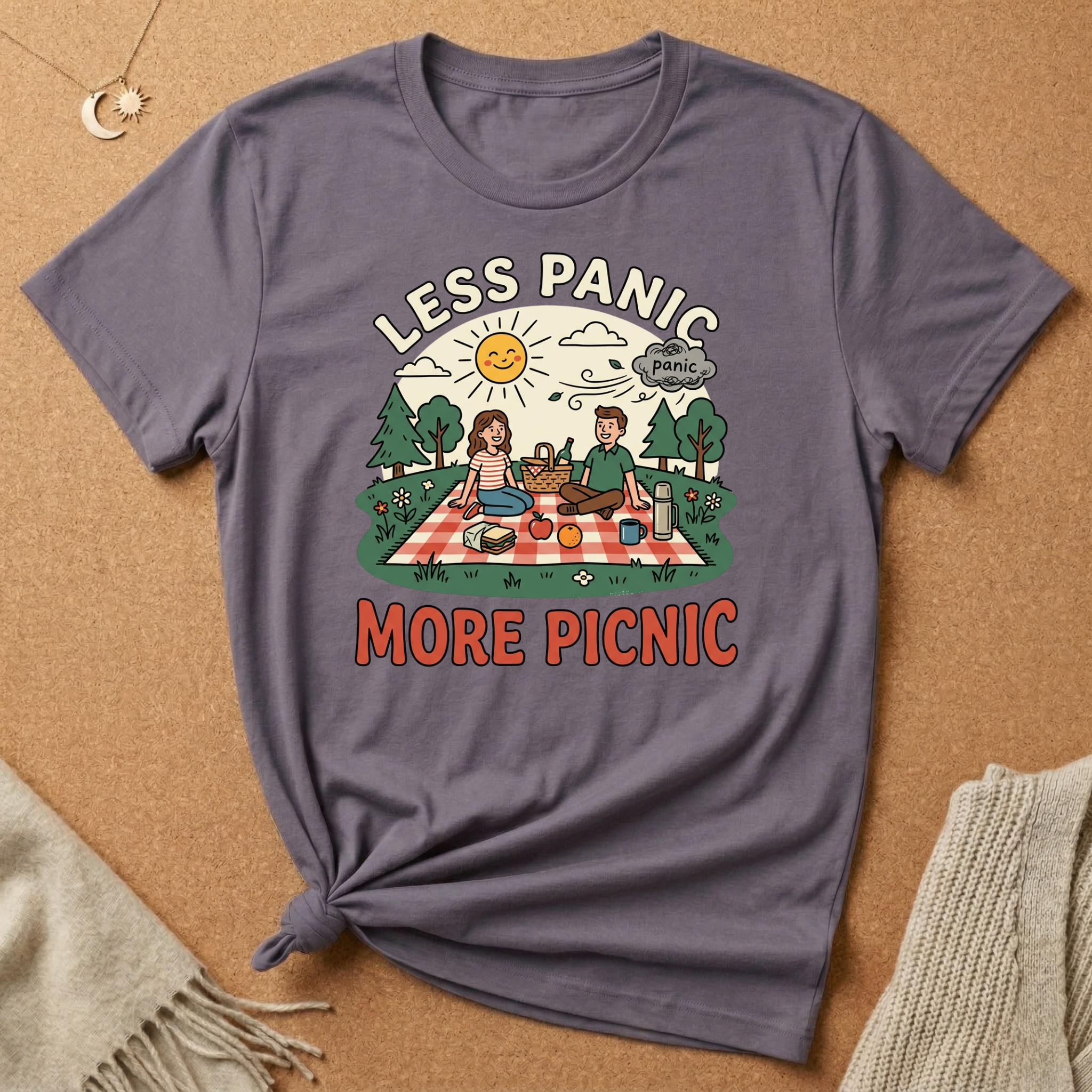 Less Panic, More Picnic Tee