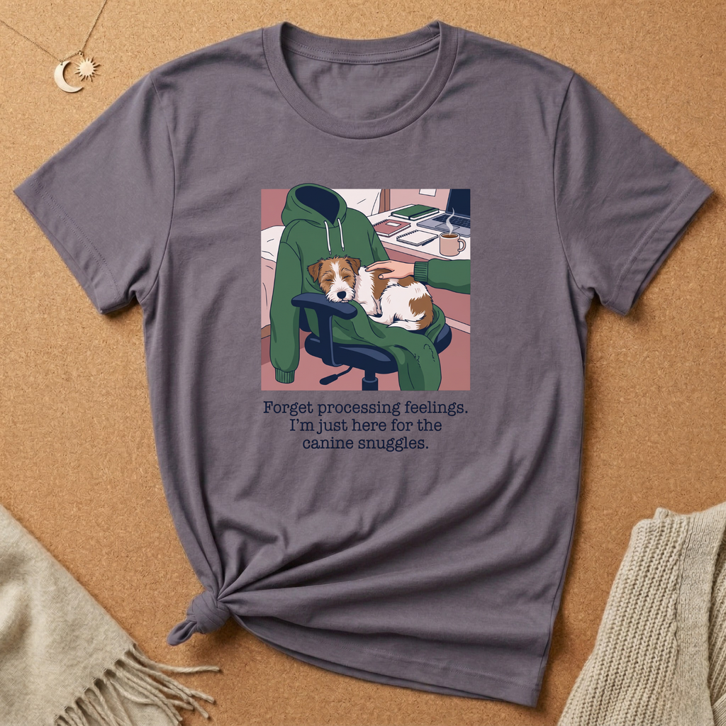 Here For Canine Snuggles Tee