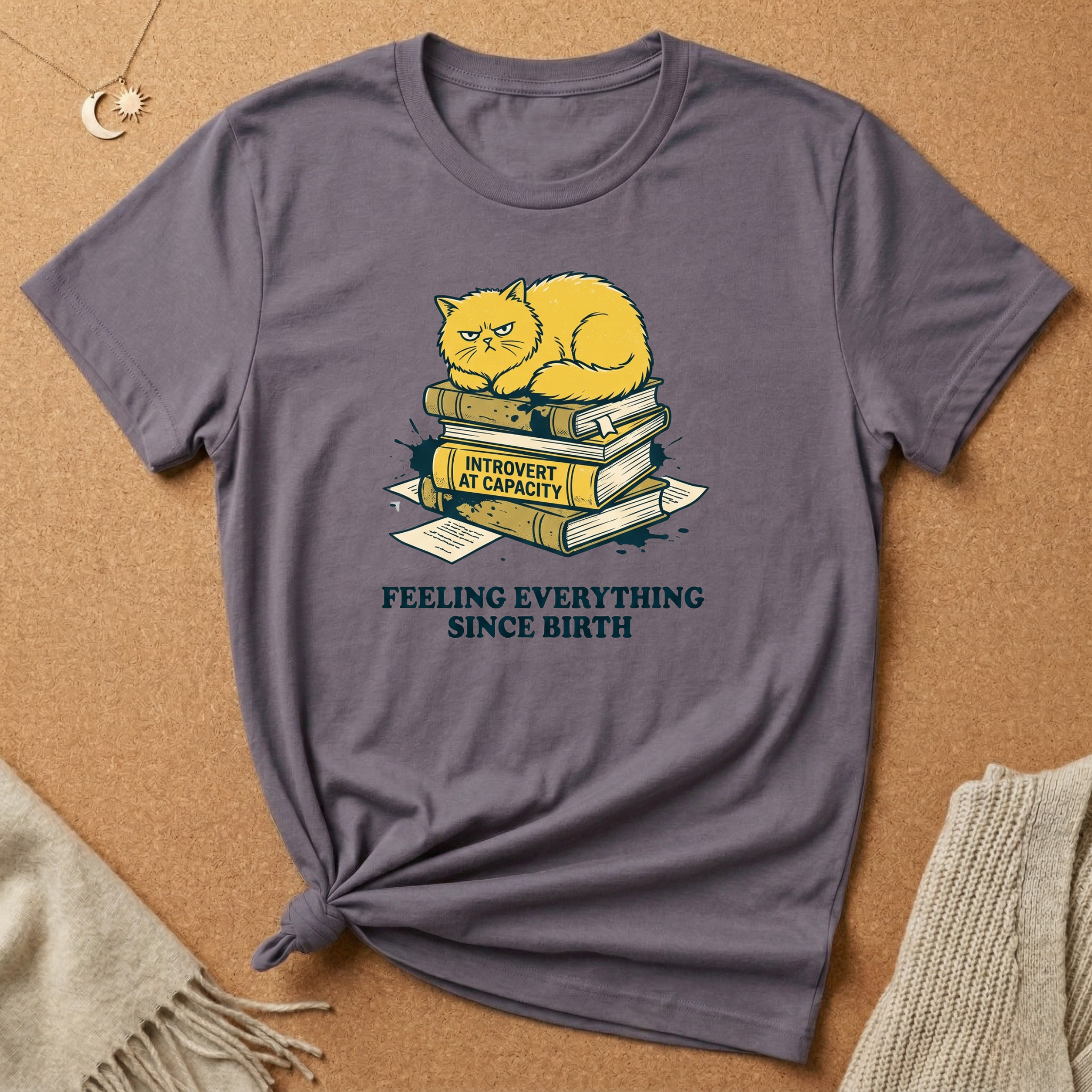 Feeling Everything Cat Tee