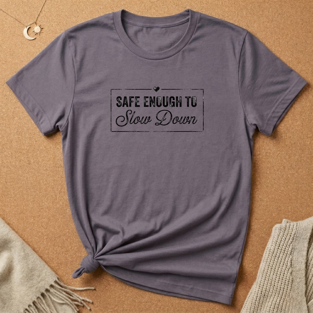 Safe Enough to Slow Down Tee