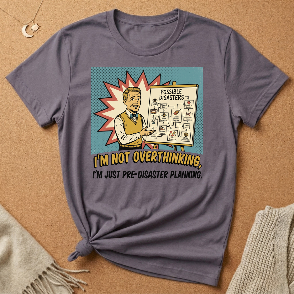 I'm Not Overthinking, I'm Just Pre-Disaster Planning Tee