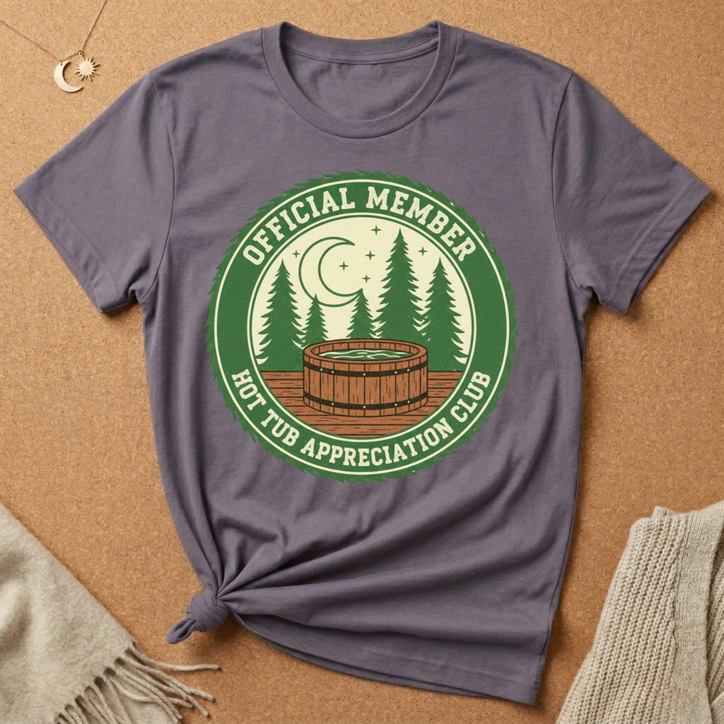 Official Member Hot Tub Appreciation Club Tee